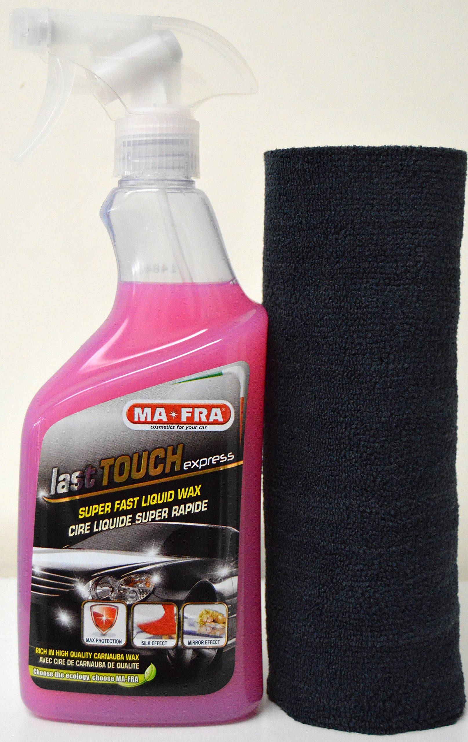 Autosmart Ma Fra Last Touch Express Liquid Wax 500ML with Free Seamless Microfiber Towel