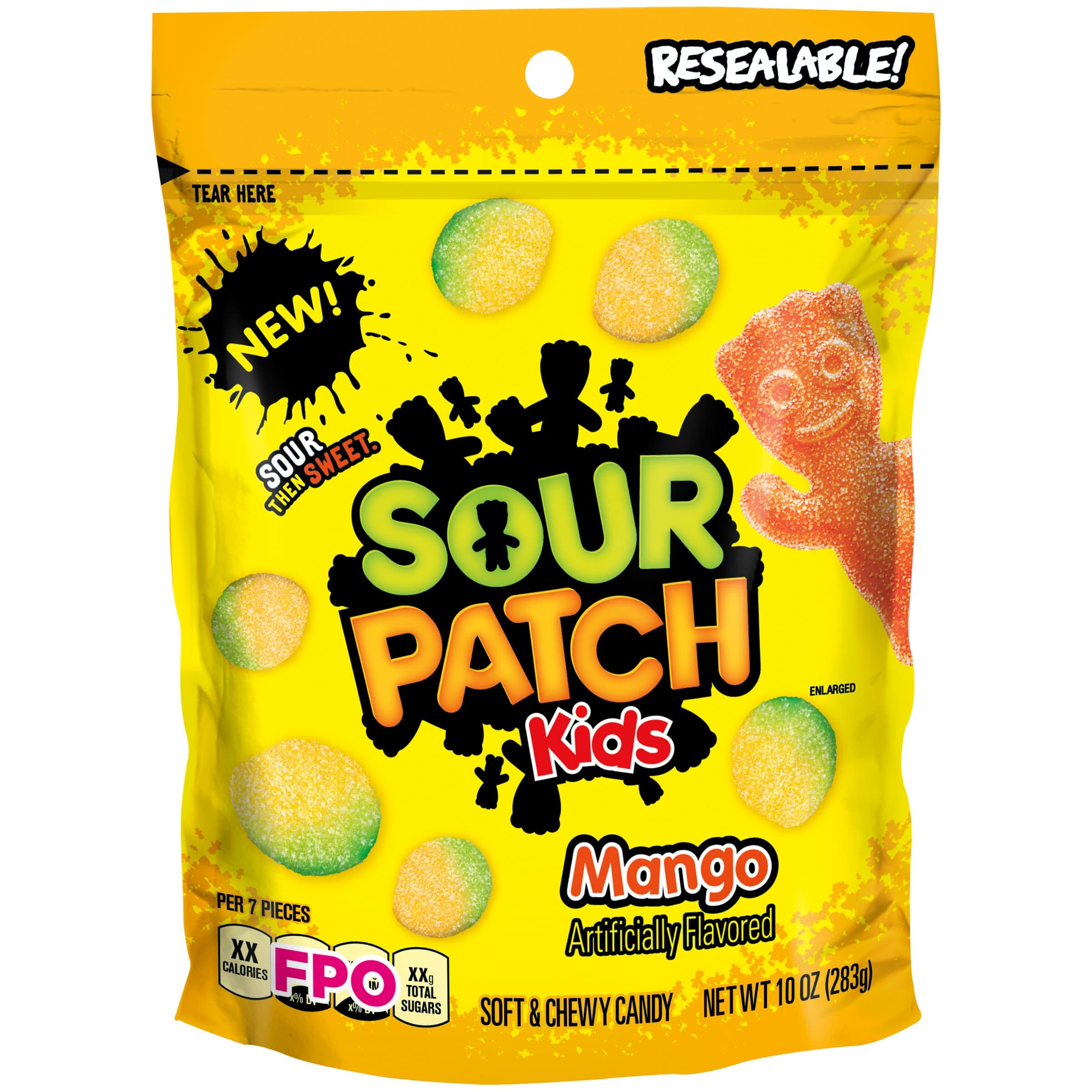 Sour Patch Kids Mango Fat Free Candy, 10 oz