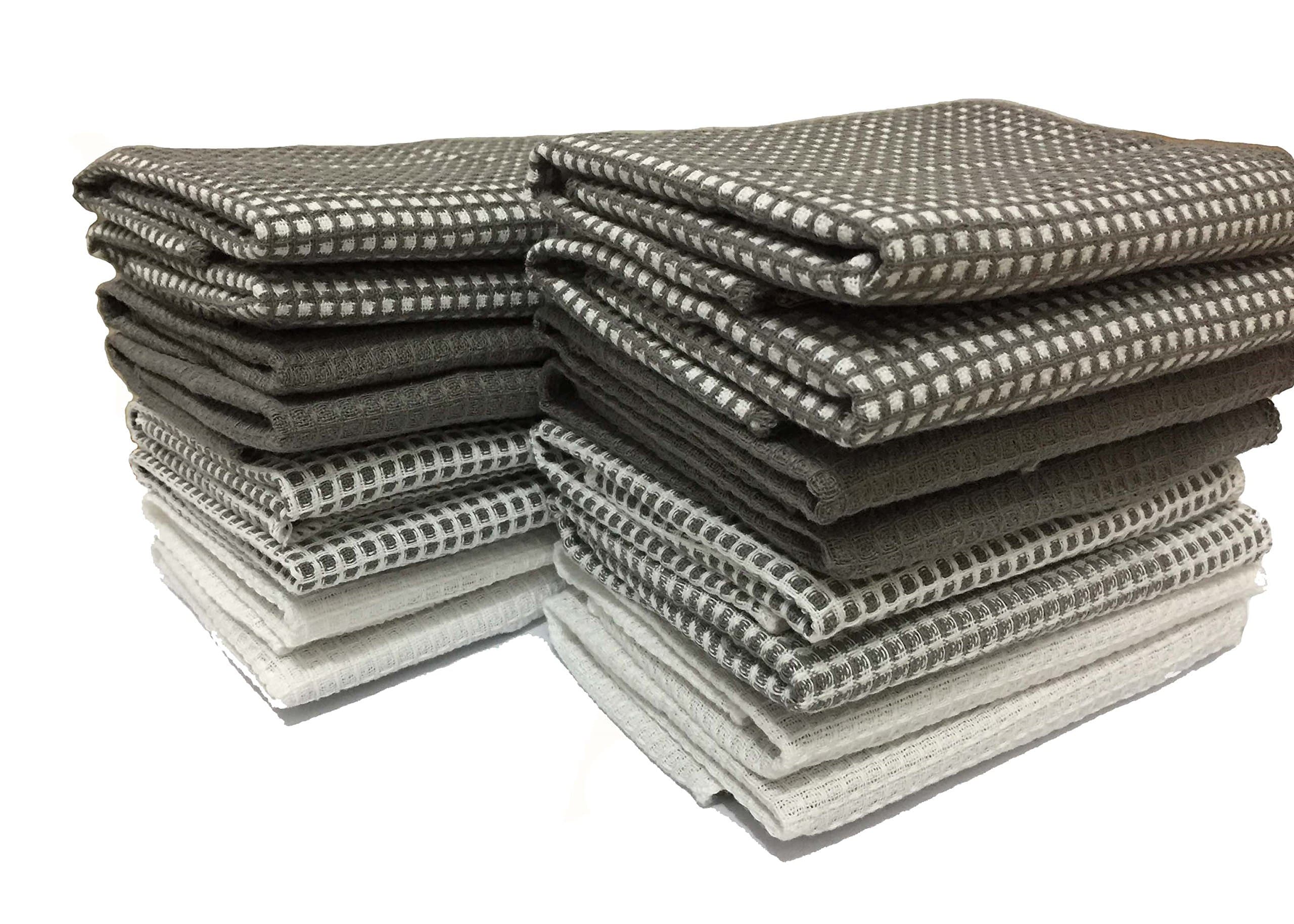 Bumble Cotton Dishcloth Set, 16 Pack, 12 X 12 in, 100% Cotton, Dish Towels, Dish Cloth