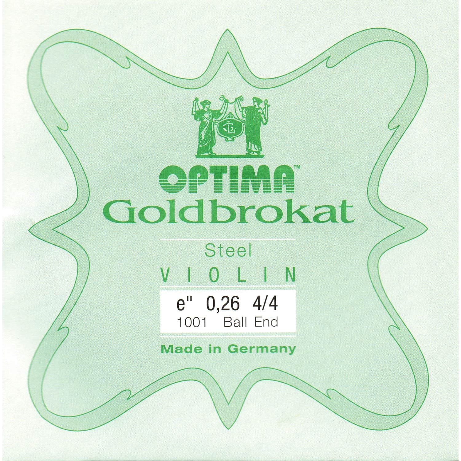 Goldbrokat 4/4 Violin E String - Steel - #26(medium) Gauge - Ball End