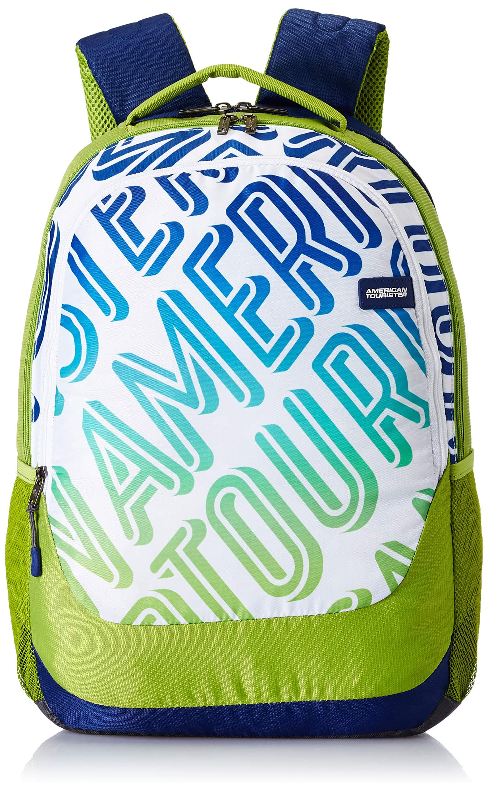 American Tourister Popin 31 Ltrs Blue & Green Casual Casual School and College Backpack for Men and Women