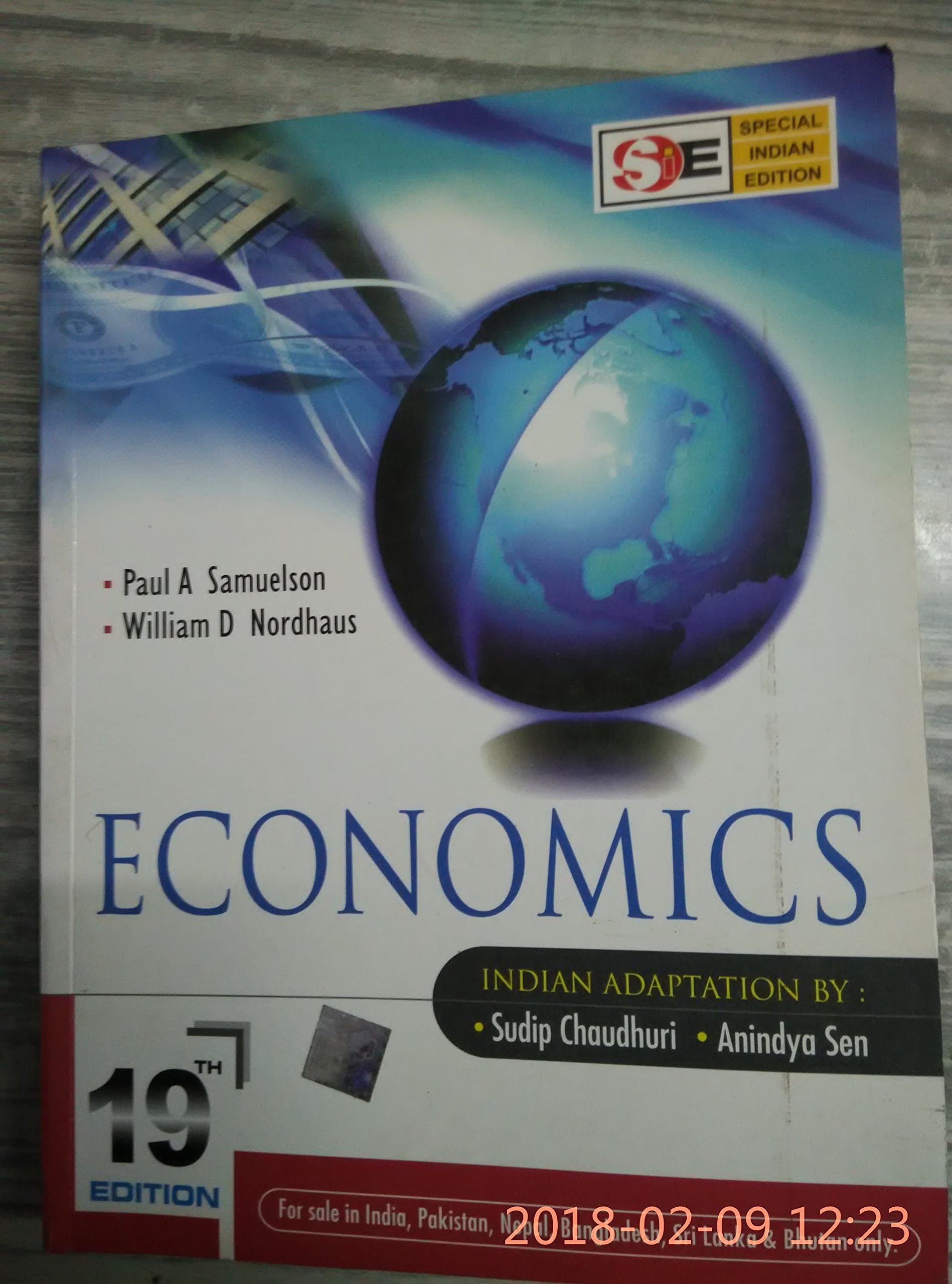 Economics by Paul A Samuelson and William D Nordhaus