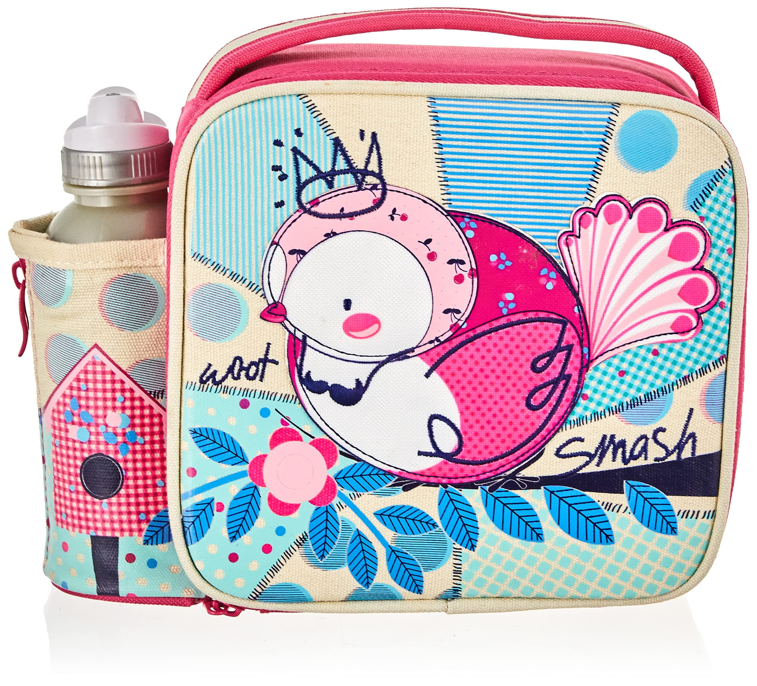 Smash Woot Insulated Lunch Bag and 350ml bottle