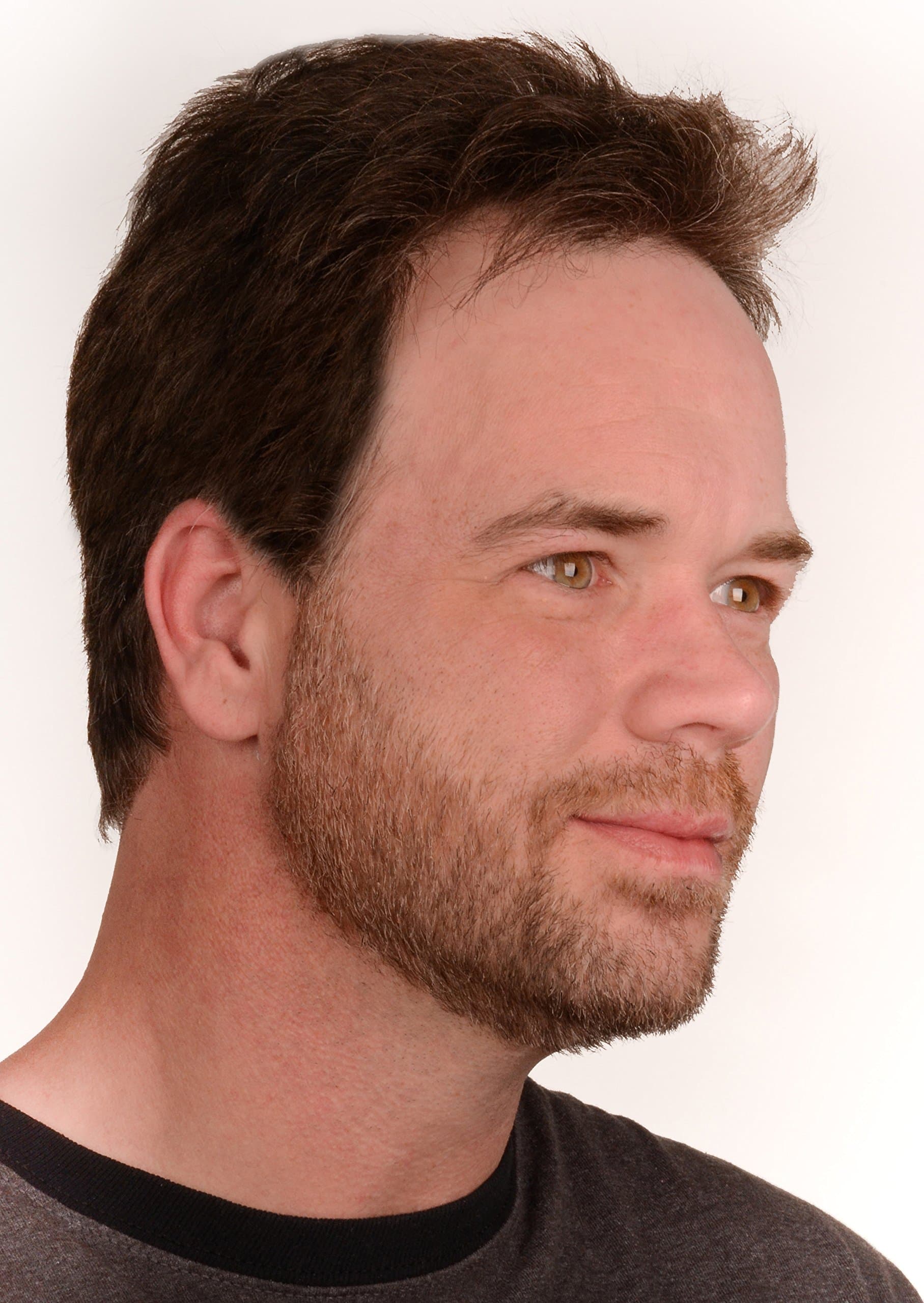 The Younger Looking Beard (Auburn) Beard and Mustache Darkener. Non Allergenic. 1 Minute Brush On