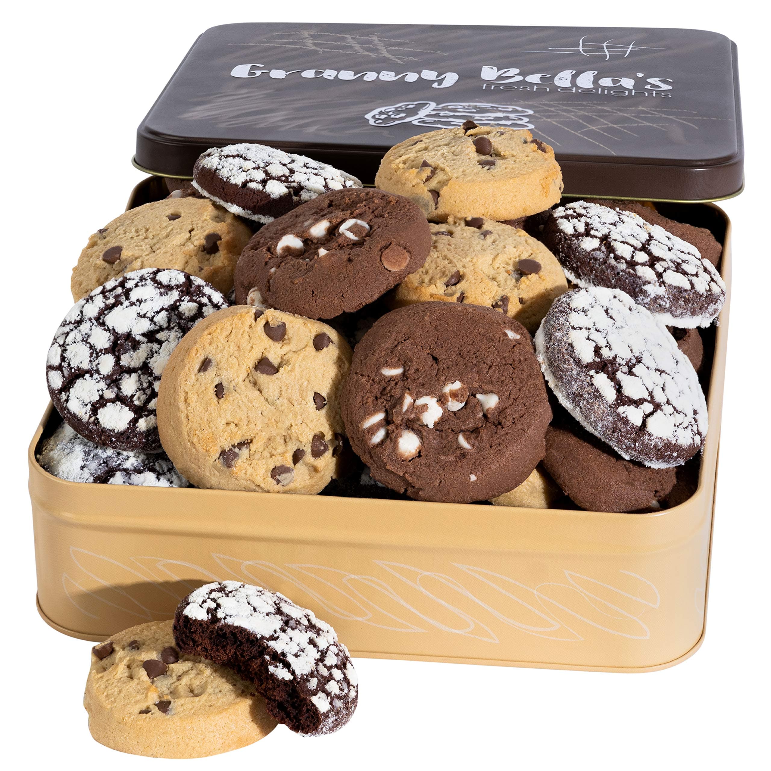Christmas Gift Baskets, Holiday Chocolate Cookies Set, Gourmet Food Delivery ...