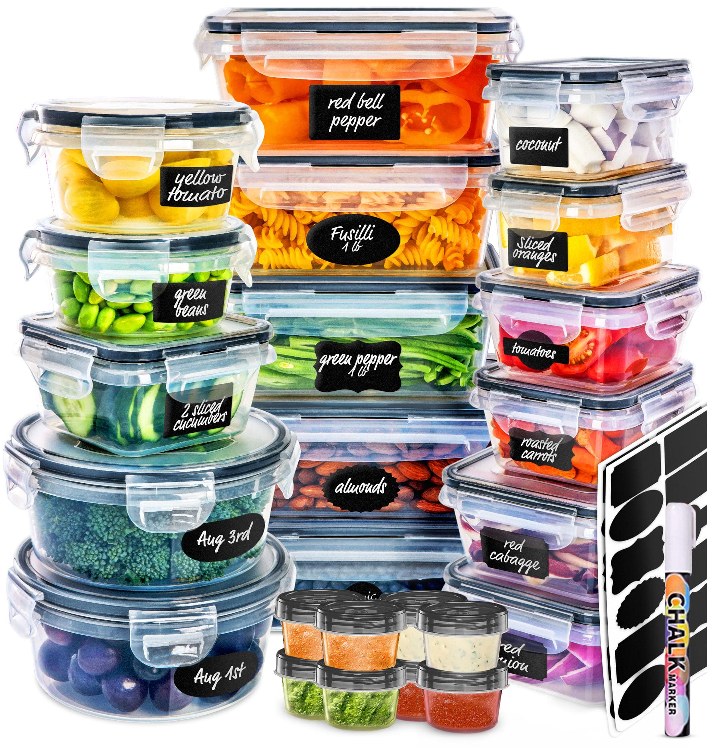 fullstarFood Storage Container Set (18 pcs)