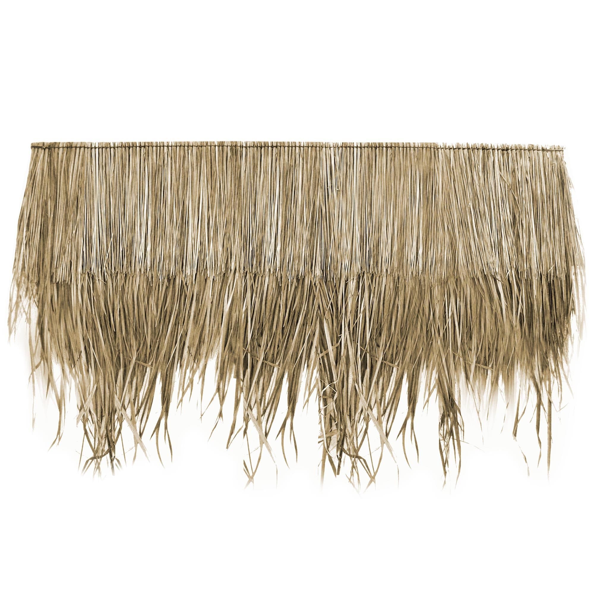 Lot of 10 Natural Panels for Palm roof (115 cm) Exotic roof, Garden shed, Gazebo, Parasol (10x12111)