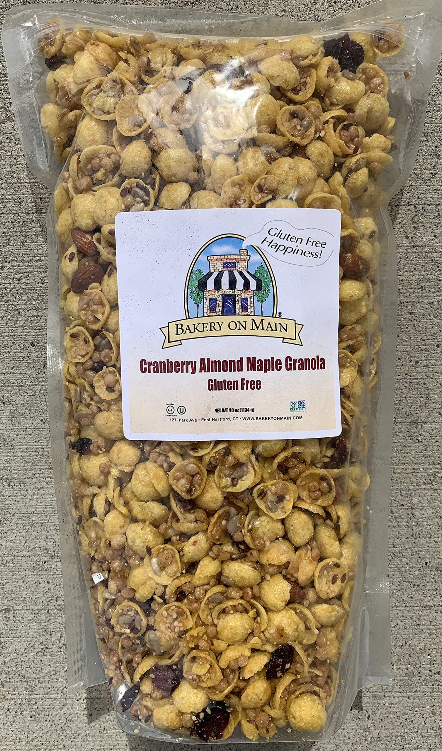 Bakery On MainGluten-Free, Non GMO Granola, Cranberry Almond Maple, 2.5 Pound