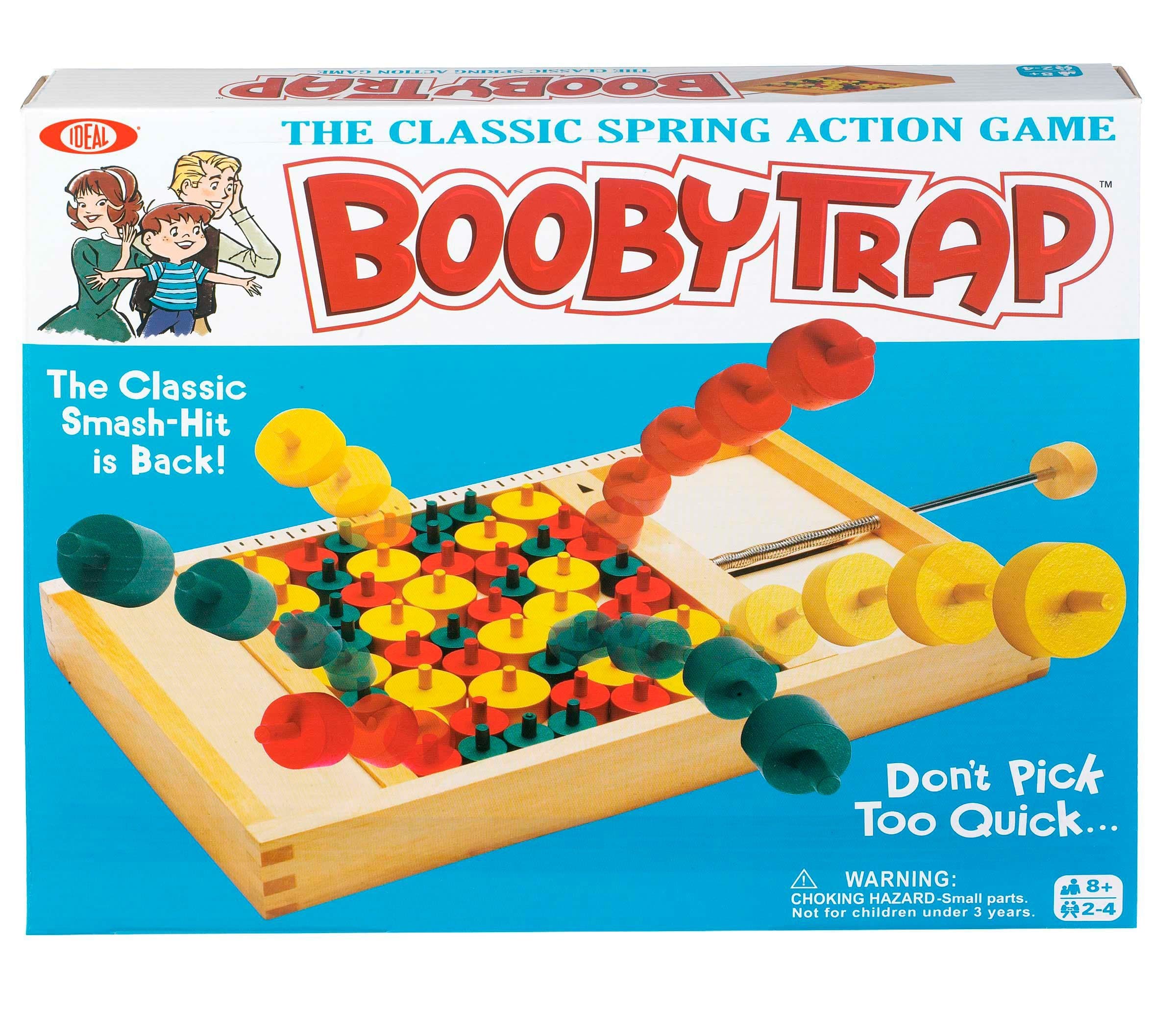 Ideal Booby Trap Classic Wood Game