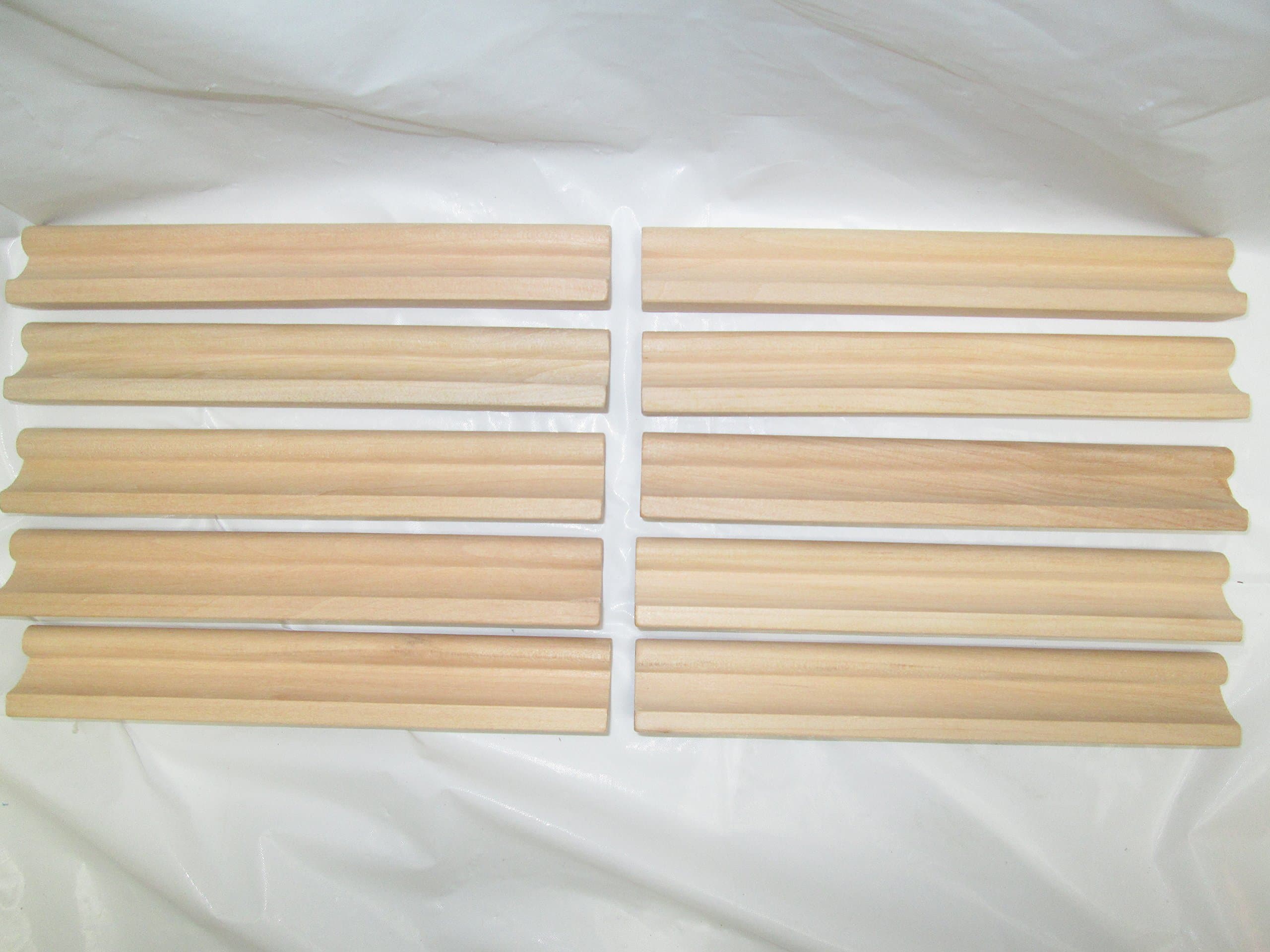 Scrabble Racks Wooden Holder Scrabble Tiles / Mah Jong Set of 10