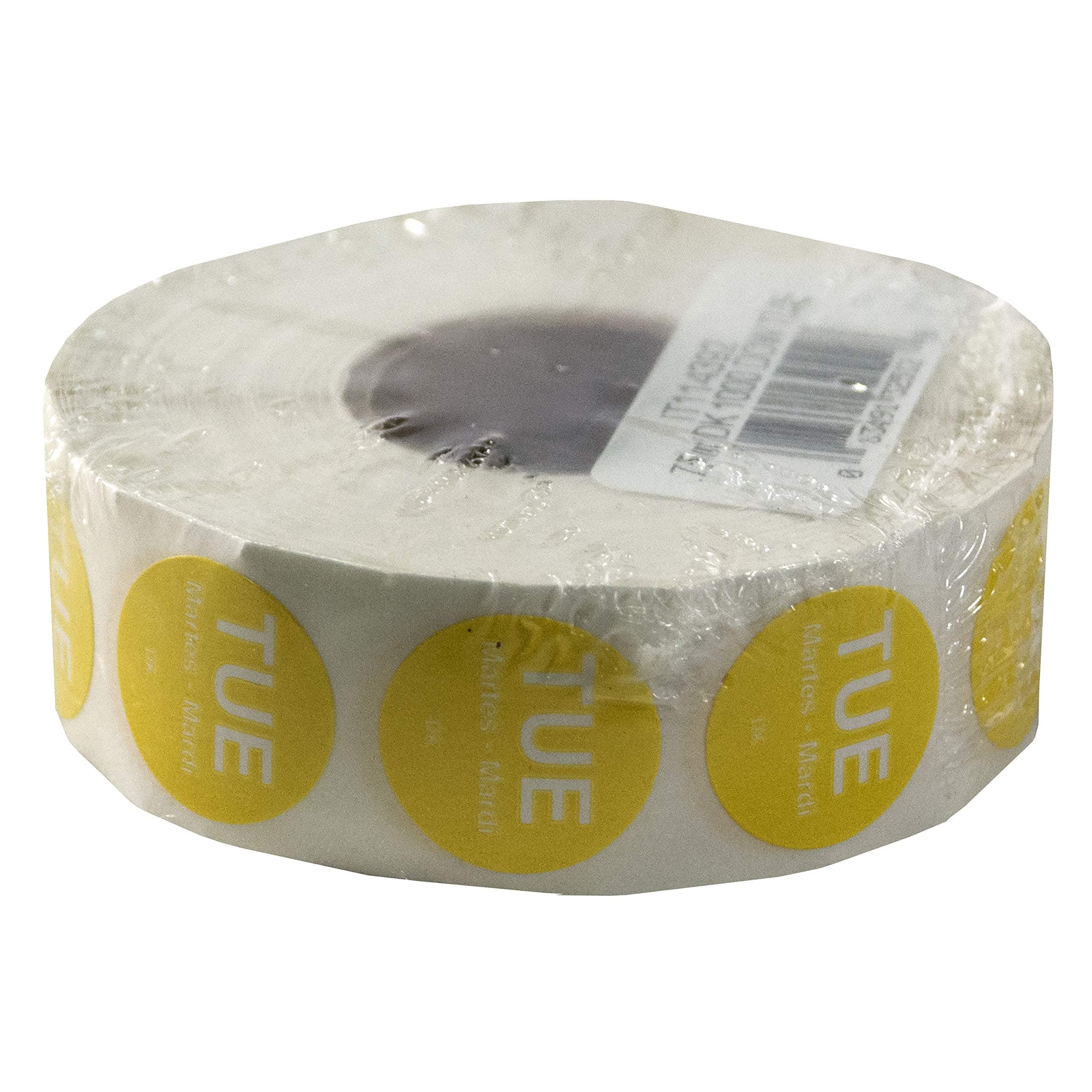 DayMark Safety Systems-IT1143922 Day of the Week 3/4" Circle Permanent Label, TUE (Roll of 1,000)