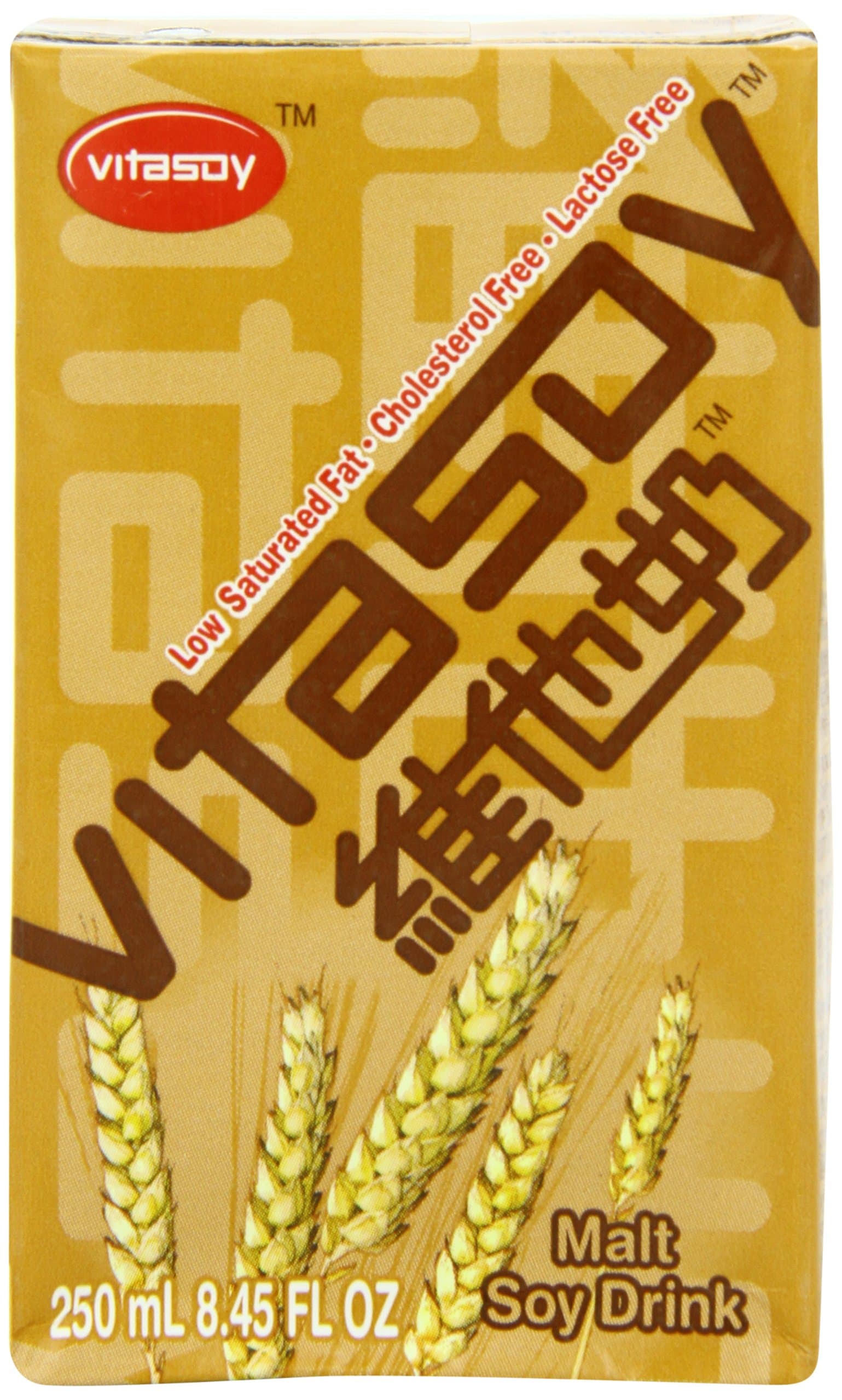 Vitasoy Soy Drink, Malt, 8.45 Ounce