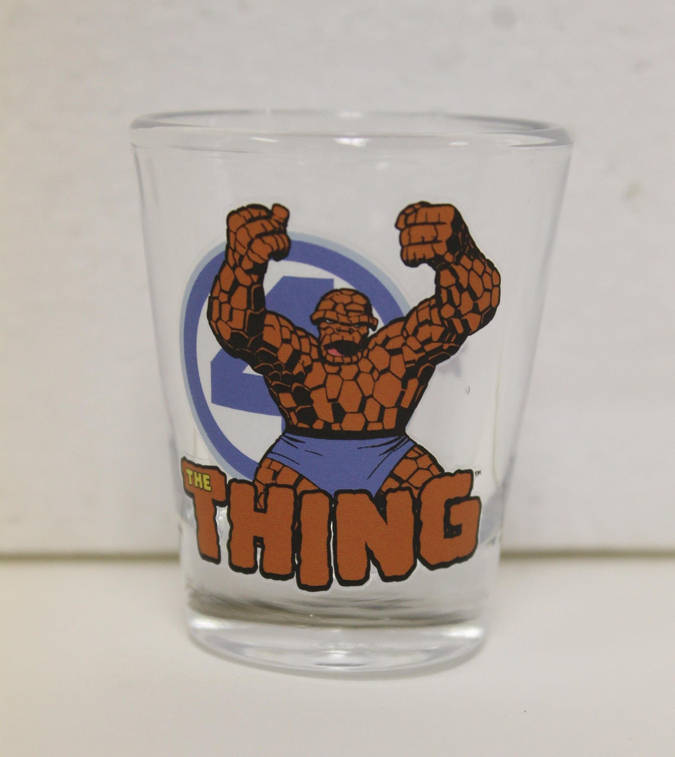 Toon Tumblers Mini-glass: Marvel's Thing from the Fantastic Four