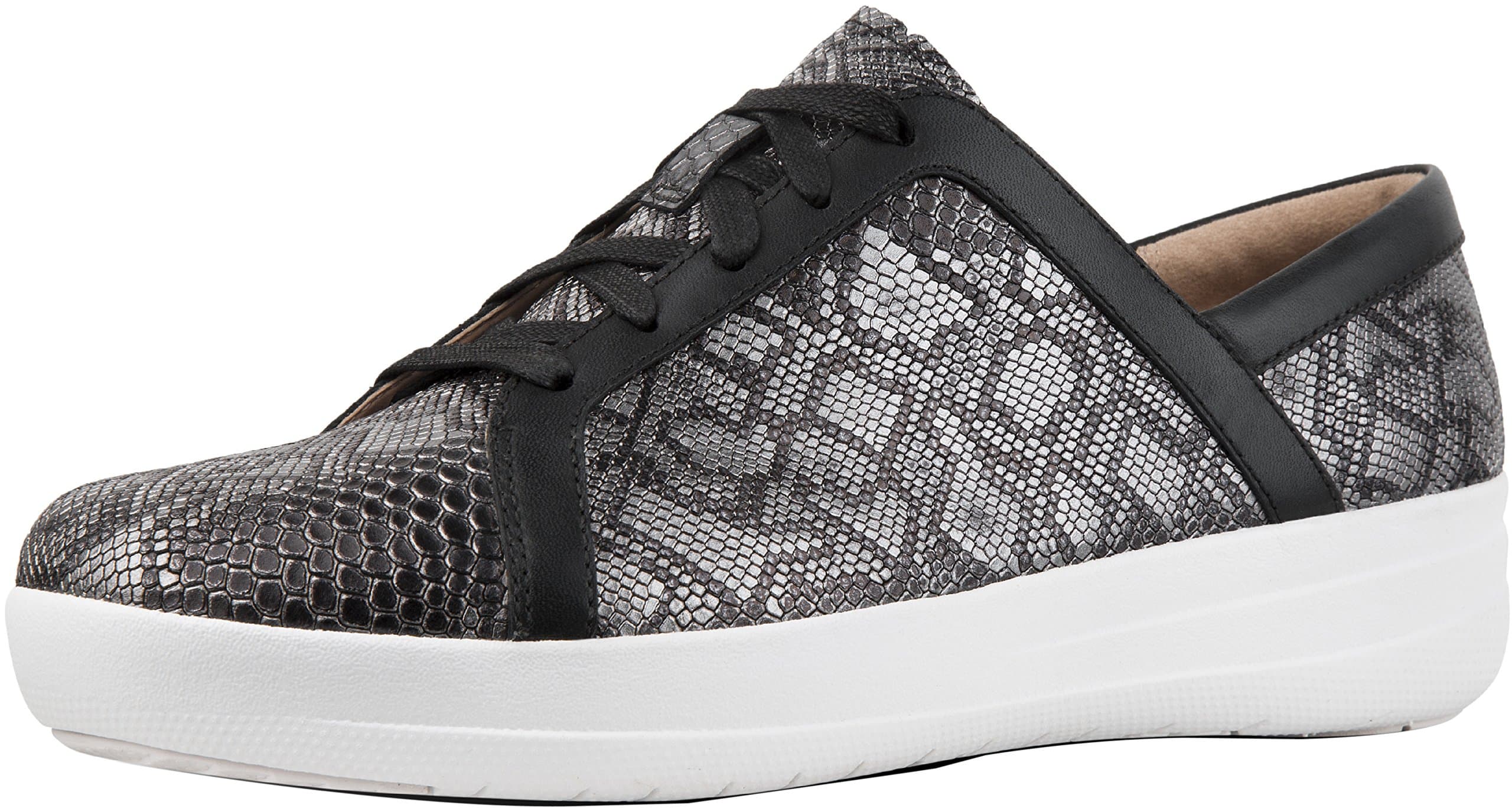 FitFlop Women's F-Sporty II Python Print Sneakers Black 5