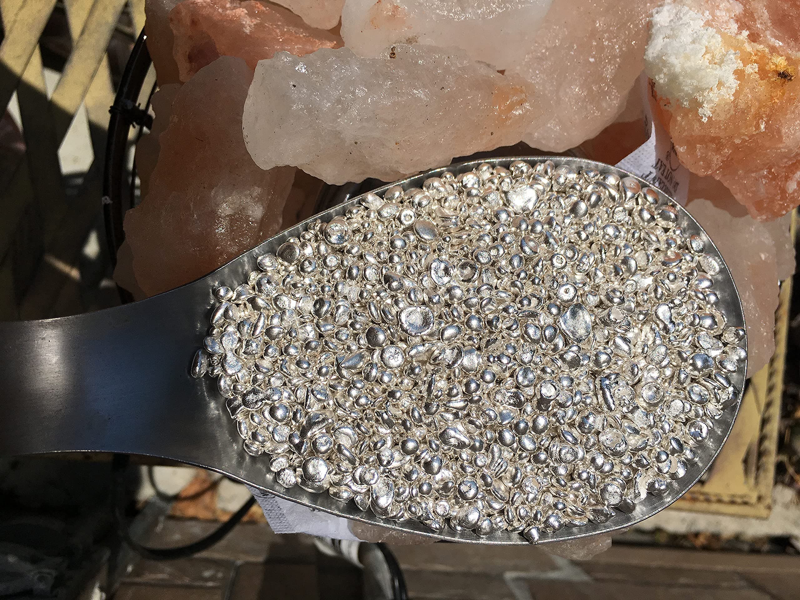 1 OZ .999 Pure Silver Shot/Grain Bullion Guranteed Metals XRF Tested Refiner Direct