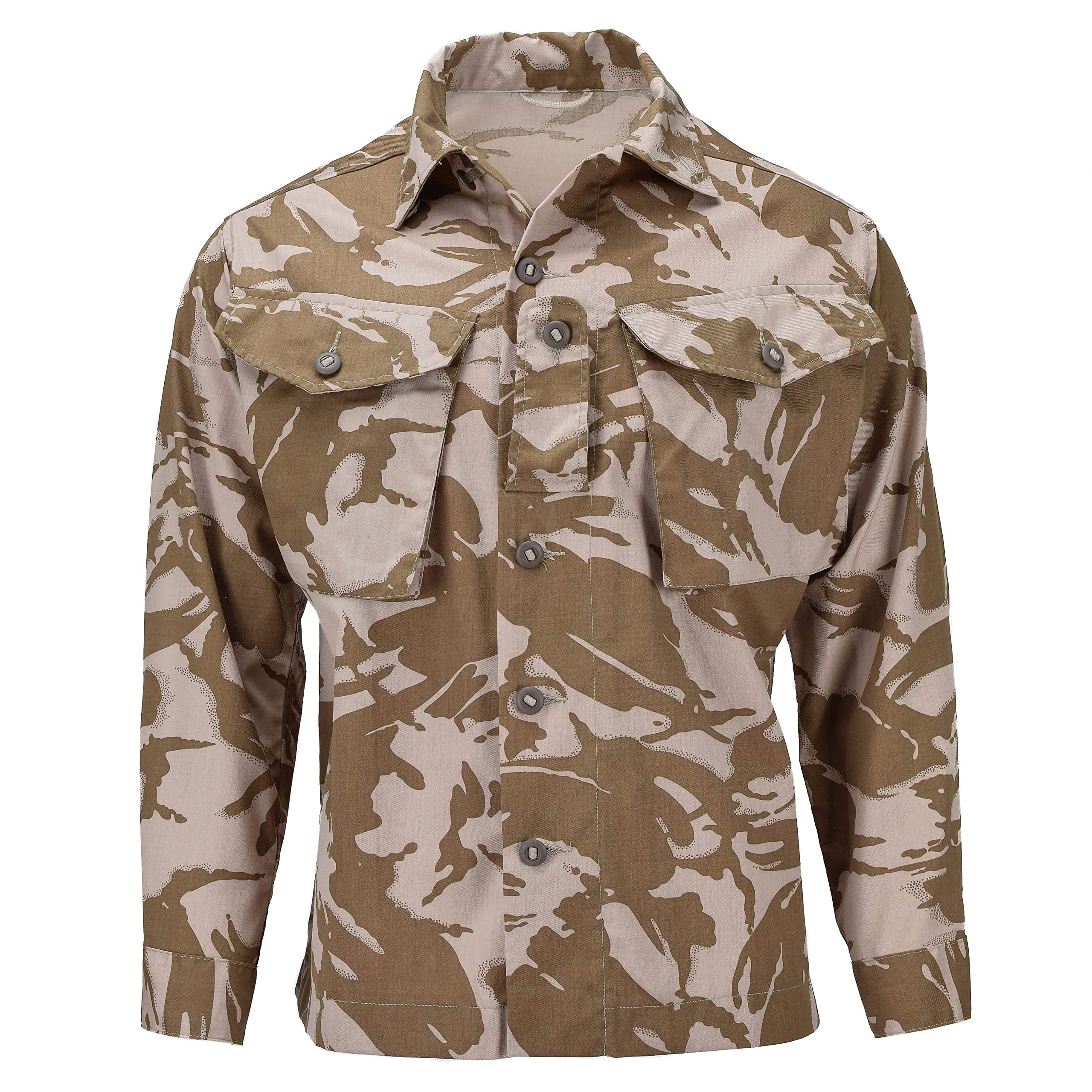MilitarBritish Army Jacket Combat Tropical Desert Camouflage Shirts Men DPM Camo Lightweight Military Surplus Issue