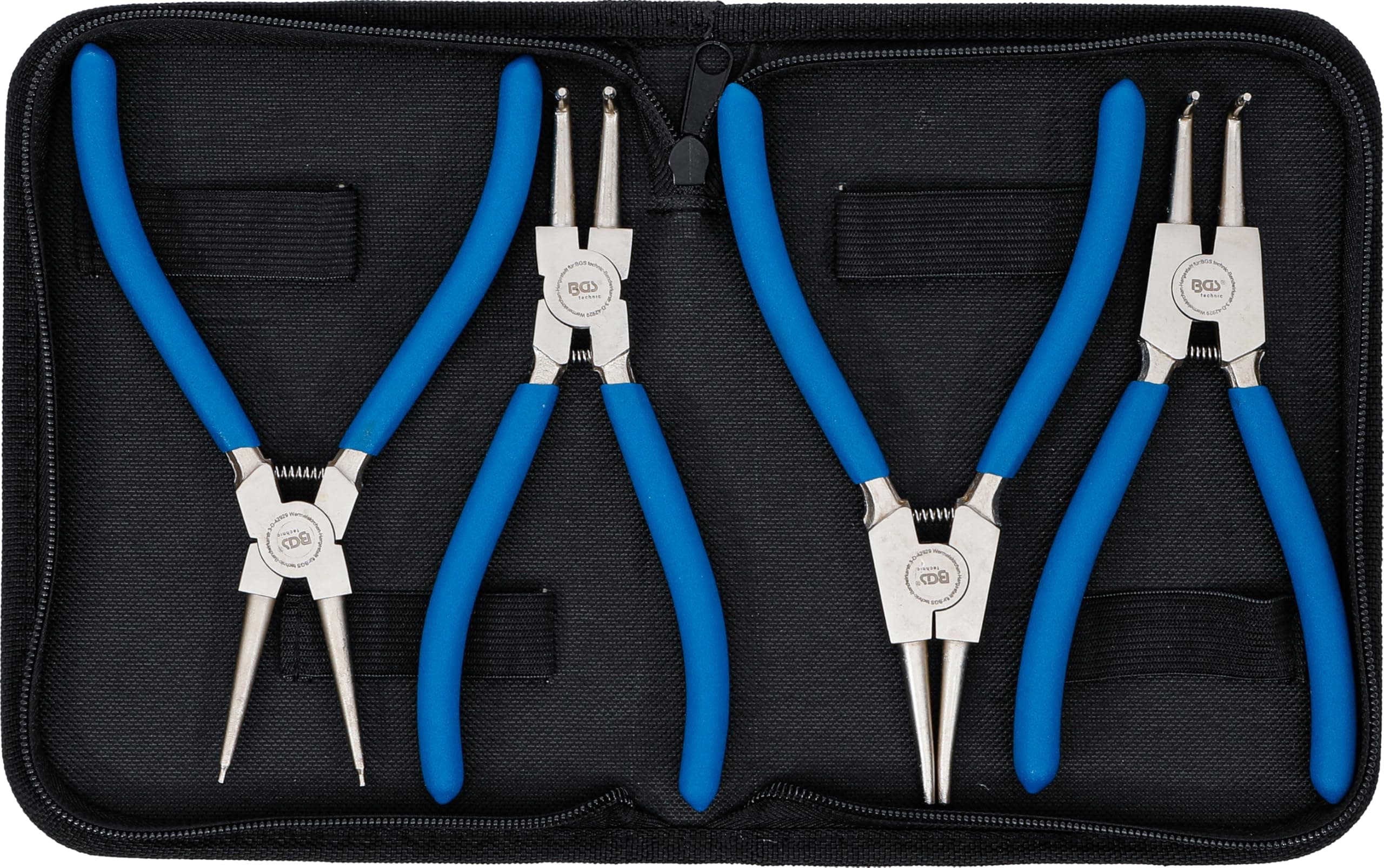 447 | Circlip Pliers Set | 175 mm | 4 pcs.