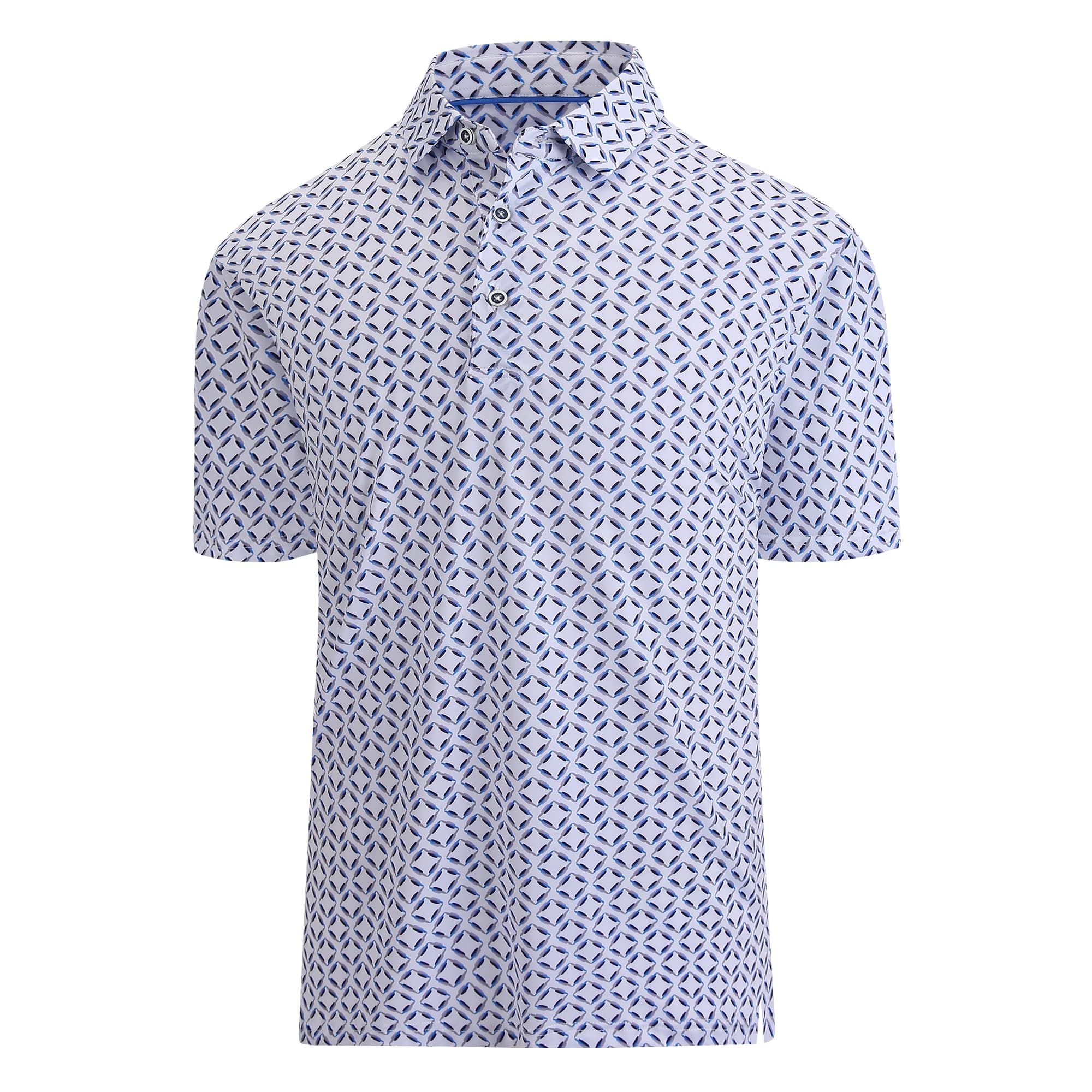 Damipow Premium Golf Shirts for Men Dry Fit Performance Polo Short Sleeve Collared Shirt