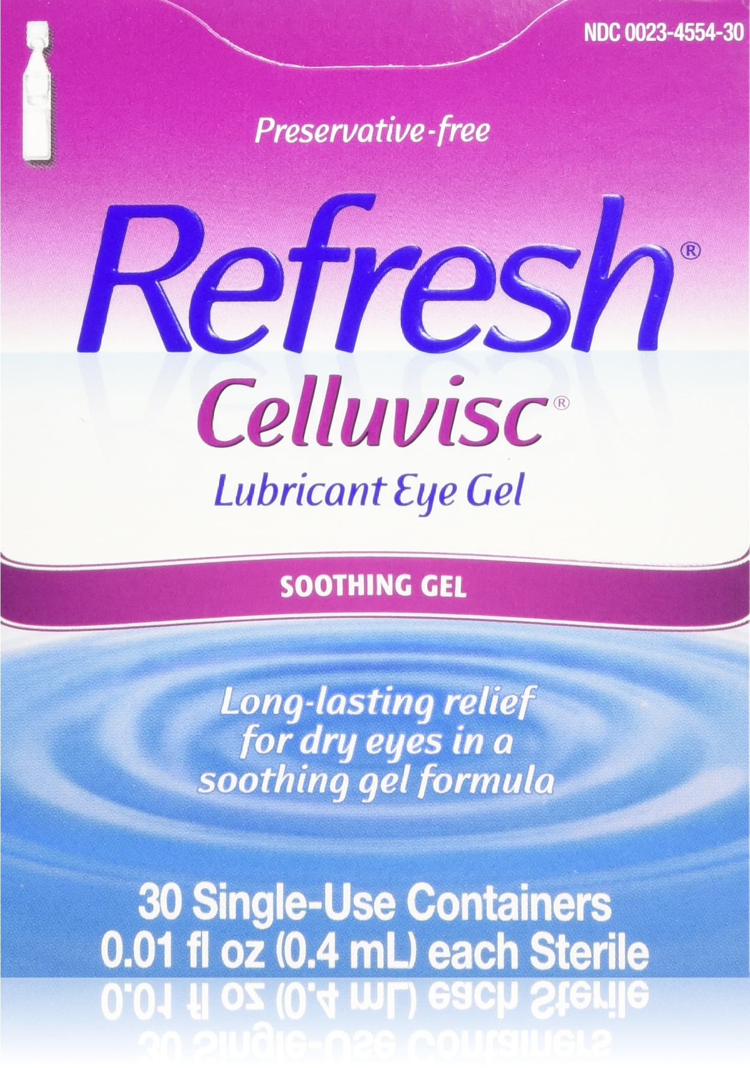 Celluvisc Lubricant Eye Gel Single-use Containers 30 Ea