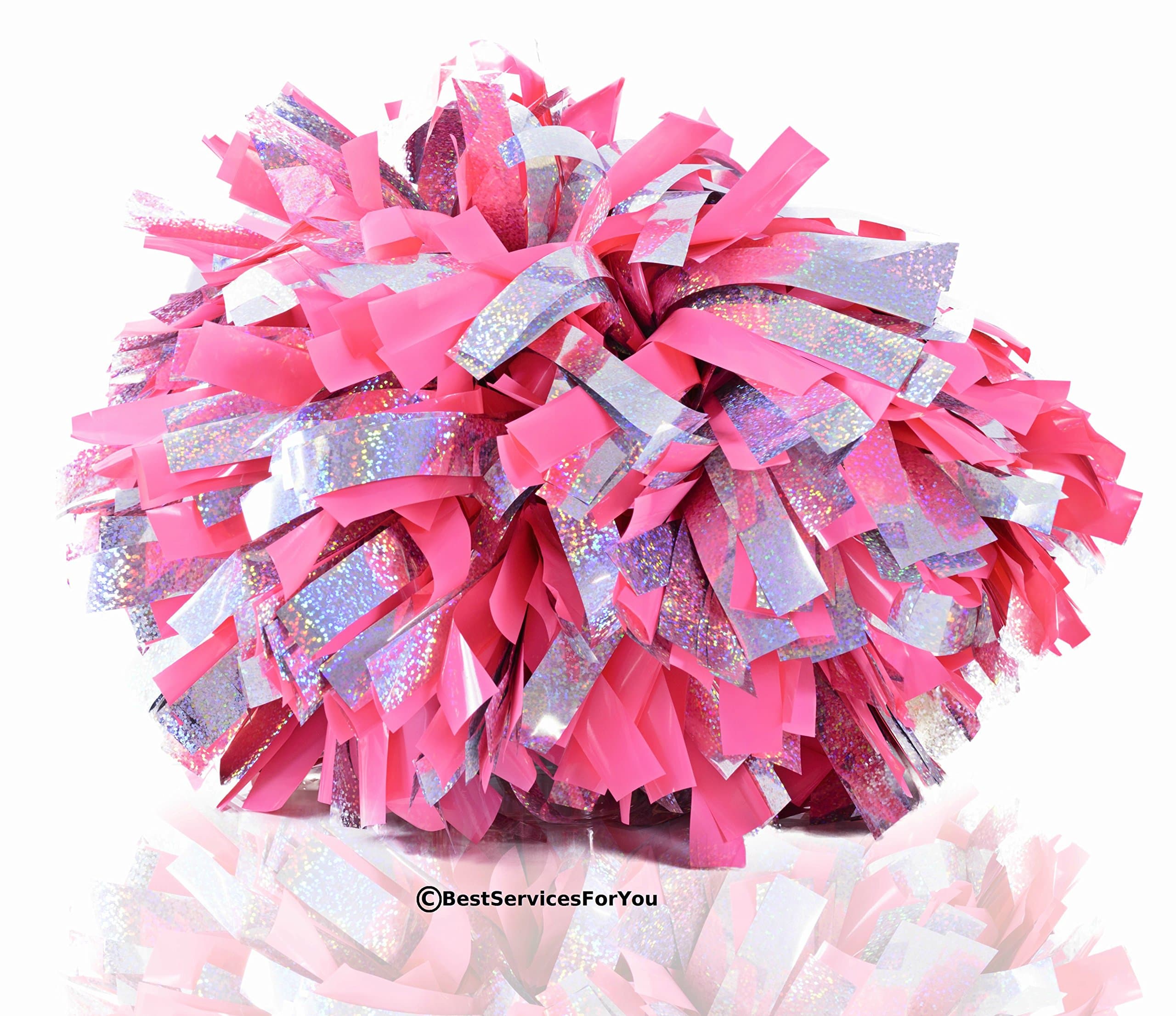 BestServicesForYou Cheerleading Pom Pom (Pink)