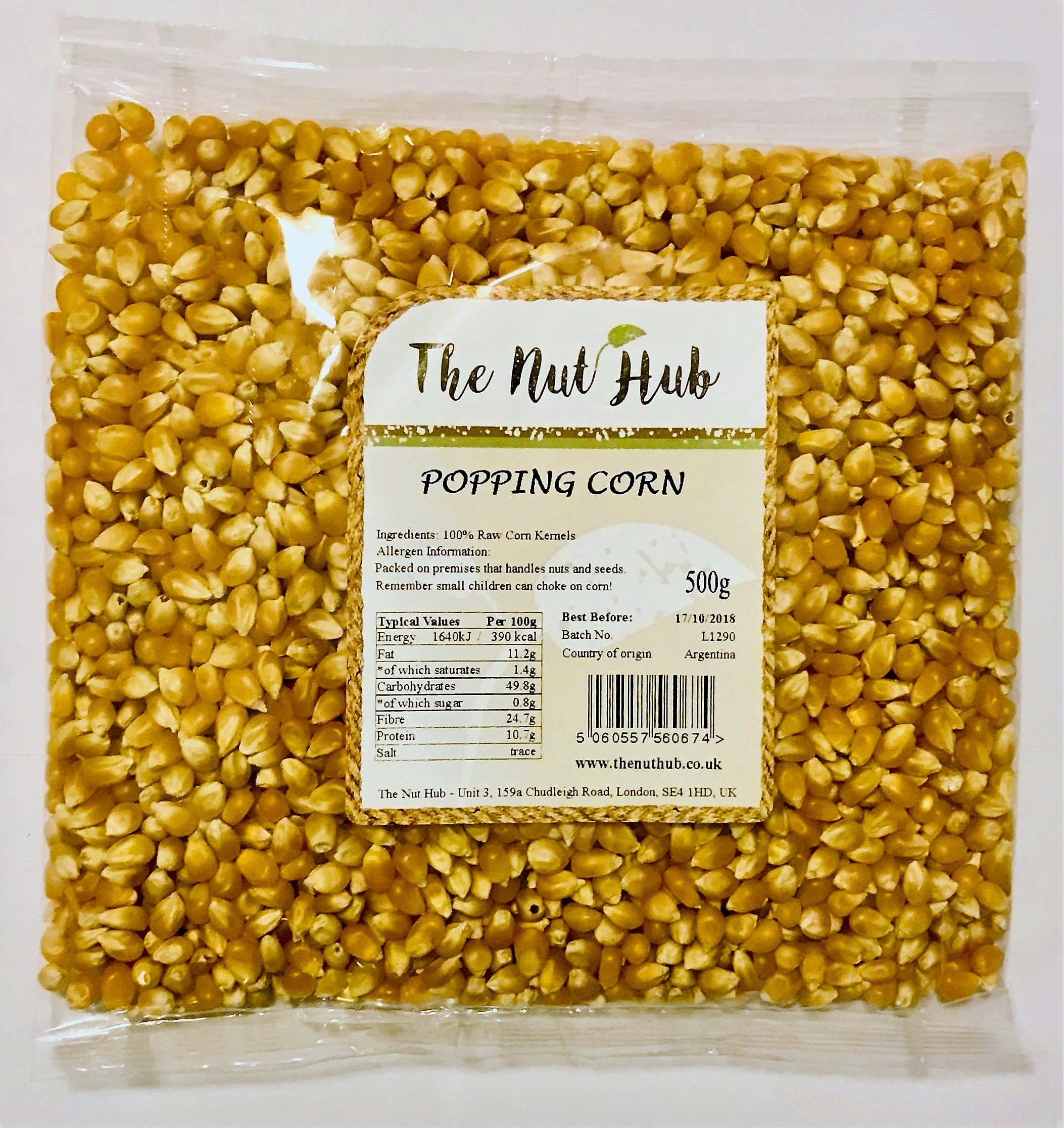 Popping Corn RAW Popcorn KERNELS 100% Natural Quality Seeds 500g 1kg Great Value (from £1.29) (500g)
