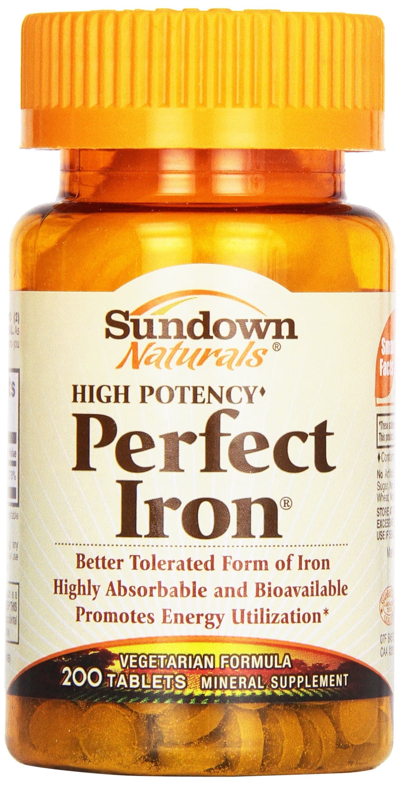 Sundown, Perfect Iron (As Carbonyl Iron) Tablets, 200 ct