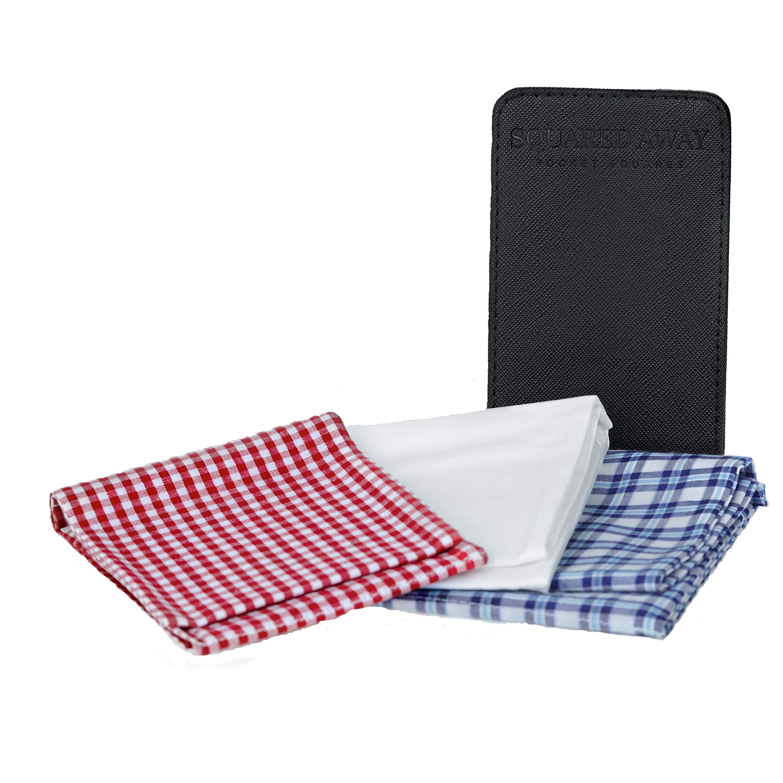 Squared Away: Pocket Square Holder for Men - Handkerchief Holder - Suit Pocket Squares Holder for Men