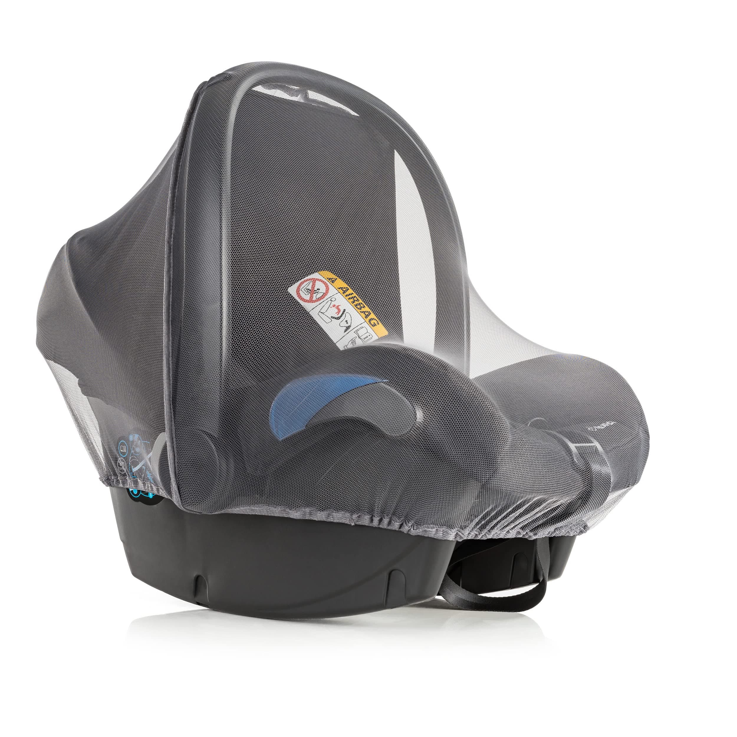 Mosquito Net for Baby Carrier – Infant Car Seat Insect Mesh Net - Universal Fit,Bassinet and Stroller Premium Quality: Machine Washable - Gray