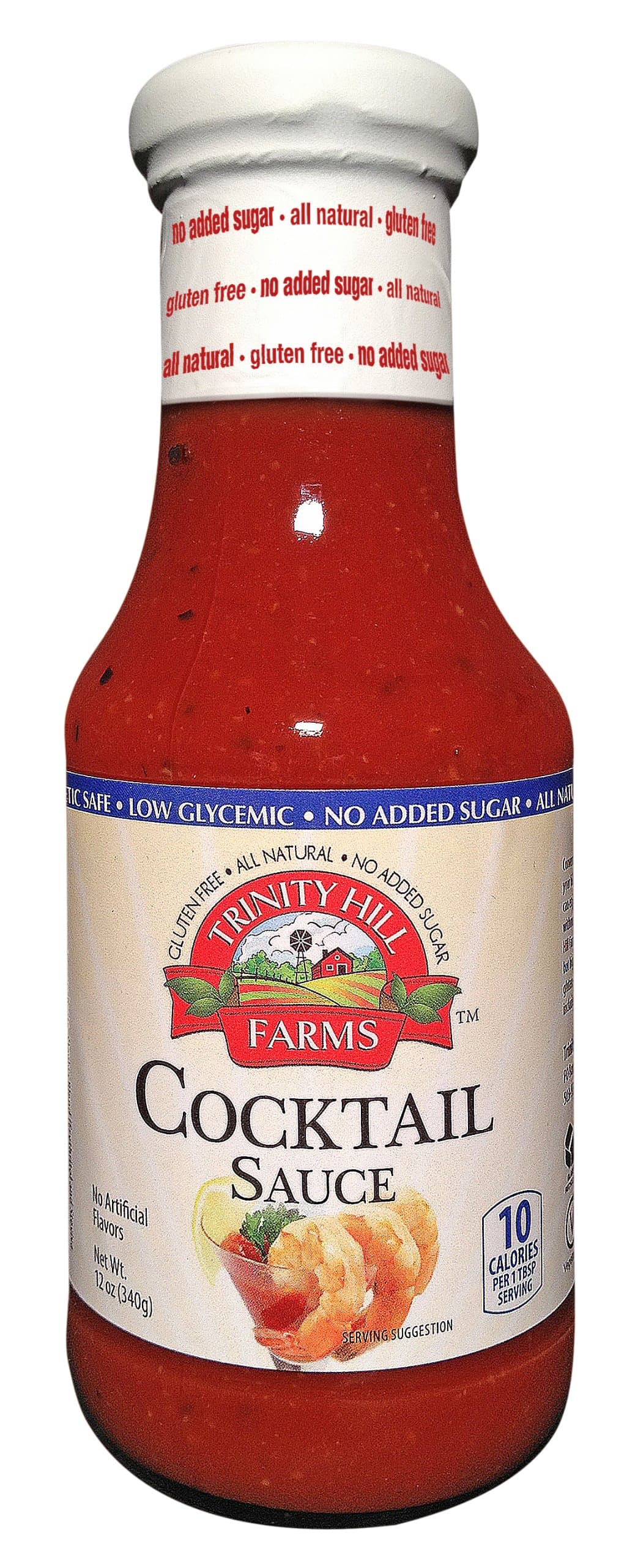 TRINITY HILL FARMS SAUCE SEAFOOD CCKTAIL, 12 OZ