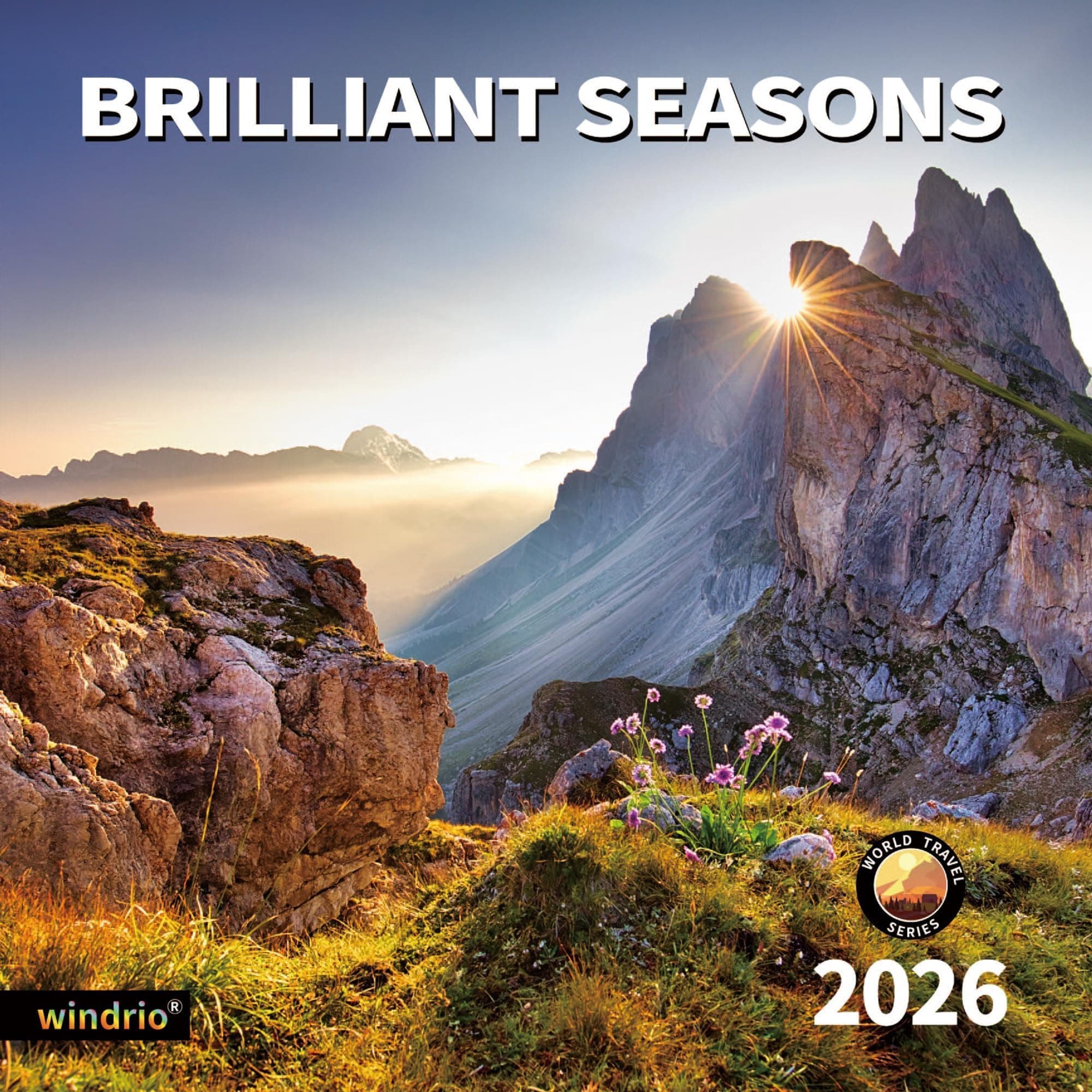 2026 Wall Calendar,Calendar 2026, January 2026 - December 2026, Wall Calendar Brilliant Seasons, 12" x 24" Opened,Full Page Months Thick & Sturdy Paper for Gift Perfect Calendar Organizing & Planning