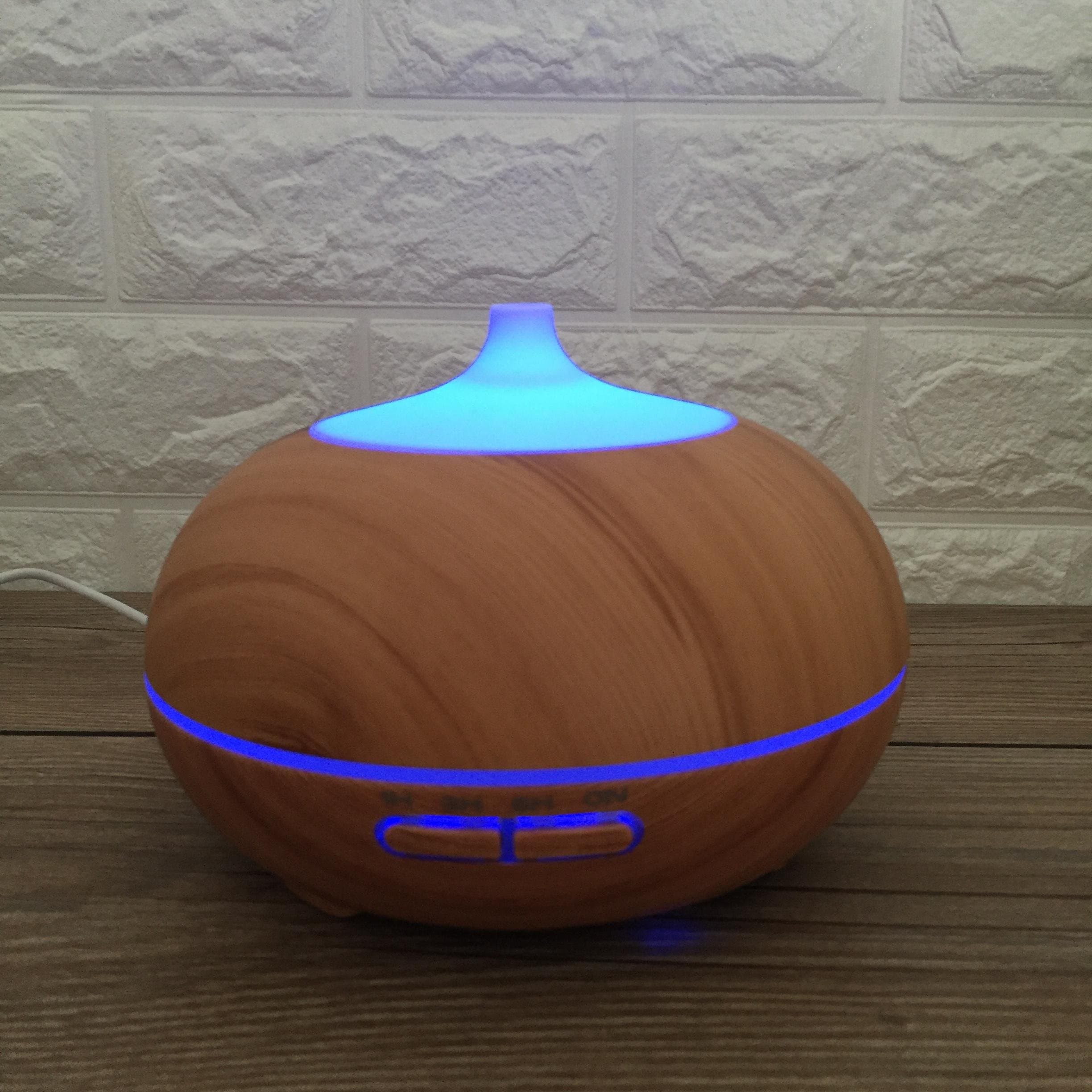 Nadco Essential Oil Diffuser, 2017 Model Aroma Humidifier, 14 Color Shades, Best Wood Grain, Ultrasonic Whisper Quiet Cool Mist Aromatherapy