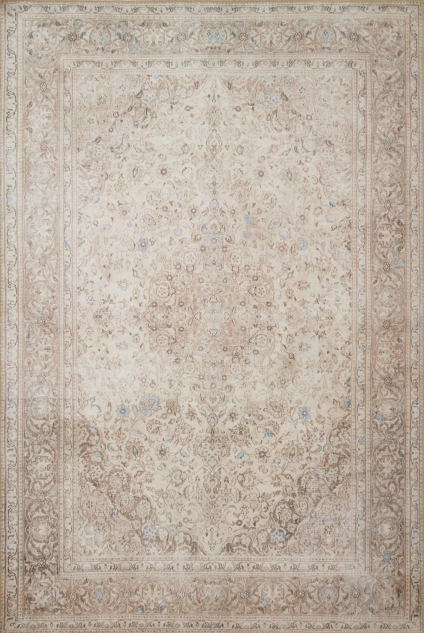 Loloi Loren Collection LQ-03 Sand/Taupe 8'-4" x 11'-6" Area Rug