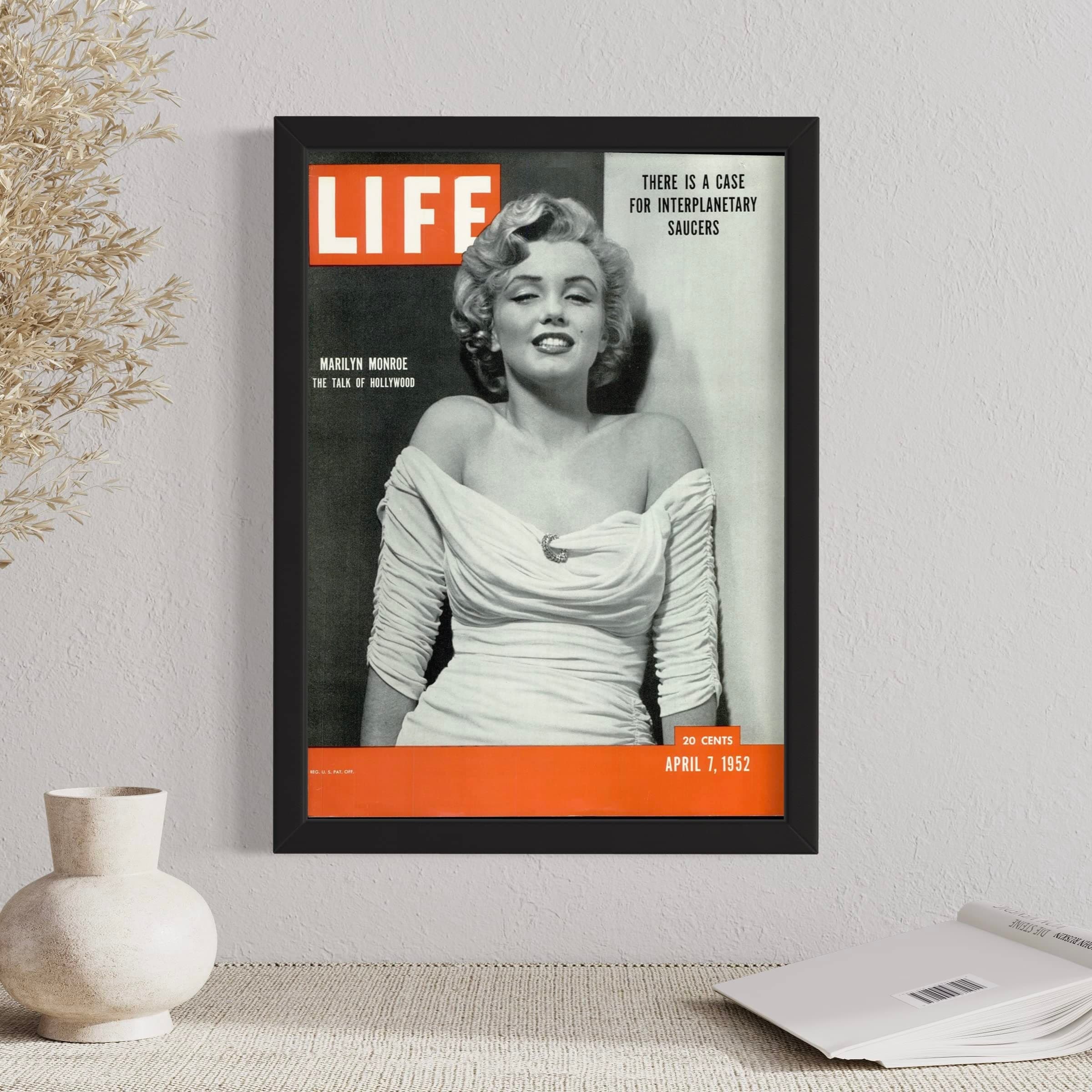 CountryArtHouse LIFE Magazine Solid Wood Picture Frame - Complete with Acrylic, Backing, and Hardware - Display Any Magazine Sized 10.5" x 14"