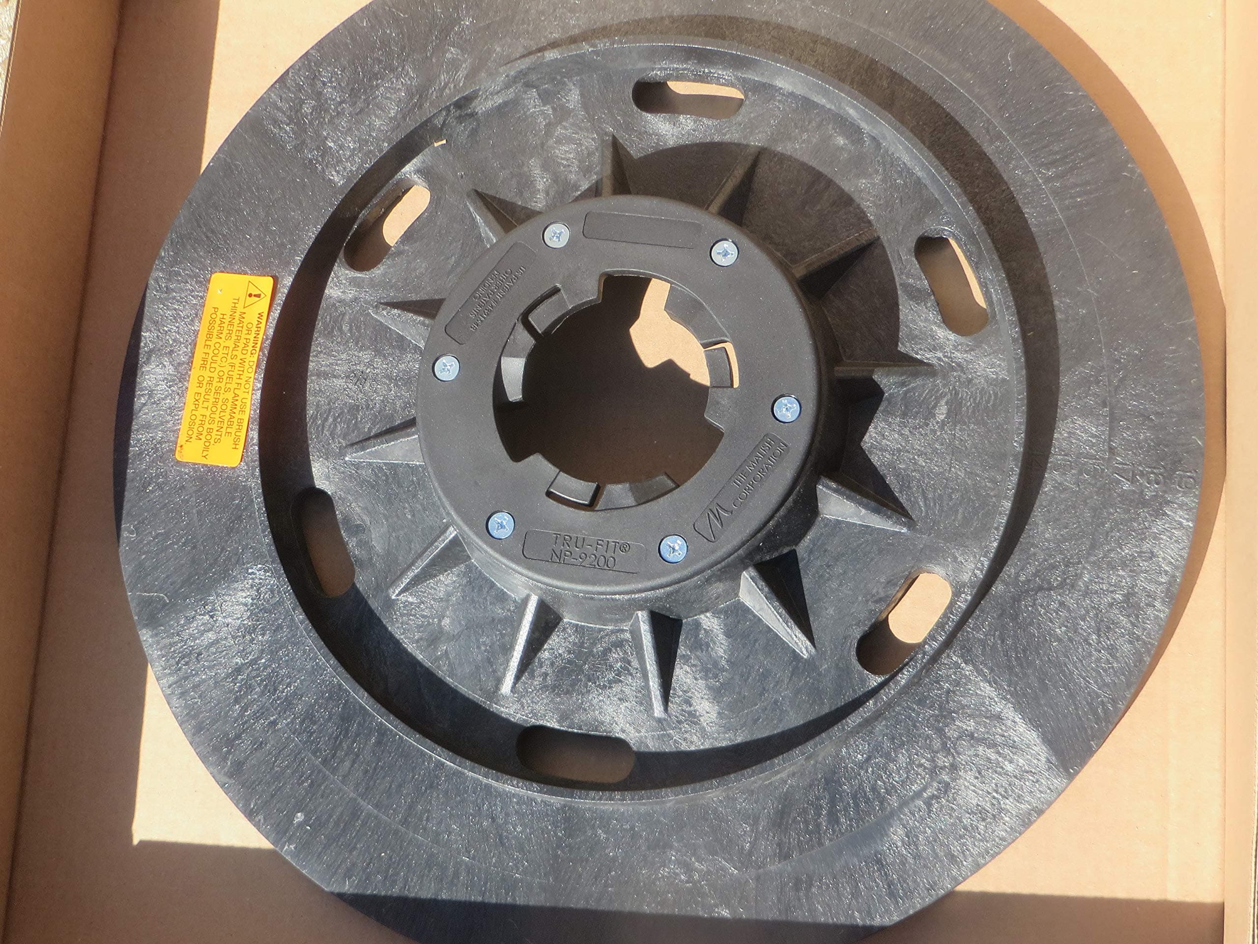 16 inch Mighty-Lok Pad Holder Driver for 17" Floor Machines Minuteman - 16m