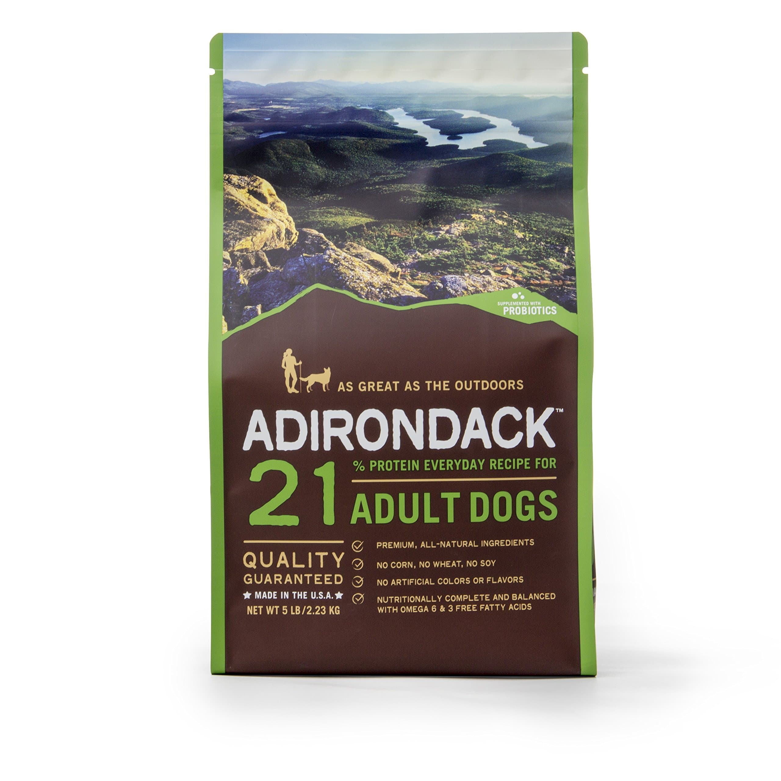 Adirondack Pet Food 22453 21% Protein Everyday Recipe For Adult Dogs, 30Lb.