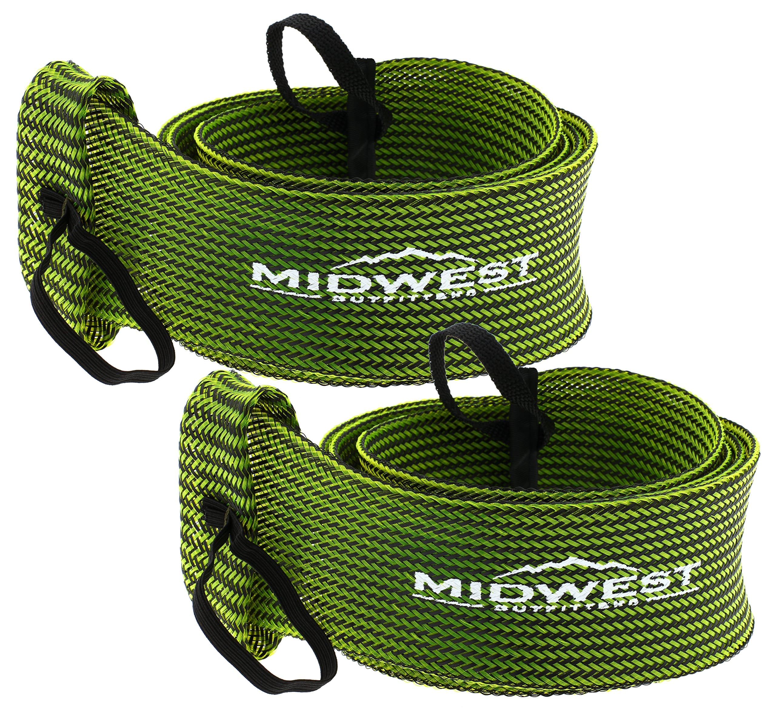 Midwest Outfitters Rod Socks - Fishing Rod Sleeve Cover Fishing Pole Covers for Spinning Baitcaster and Youth Fishing Pole Sizes - Multiple Sizes and Colors