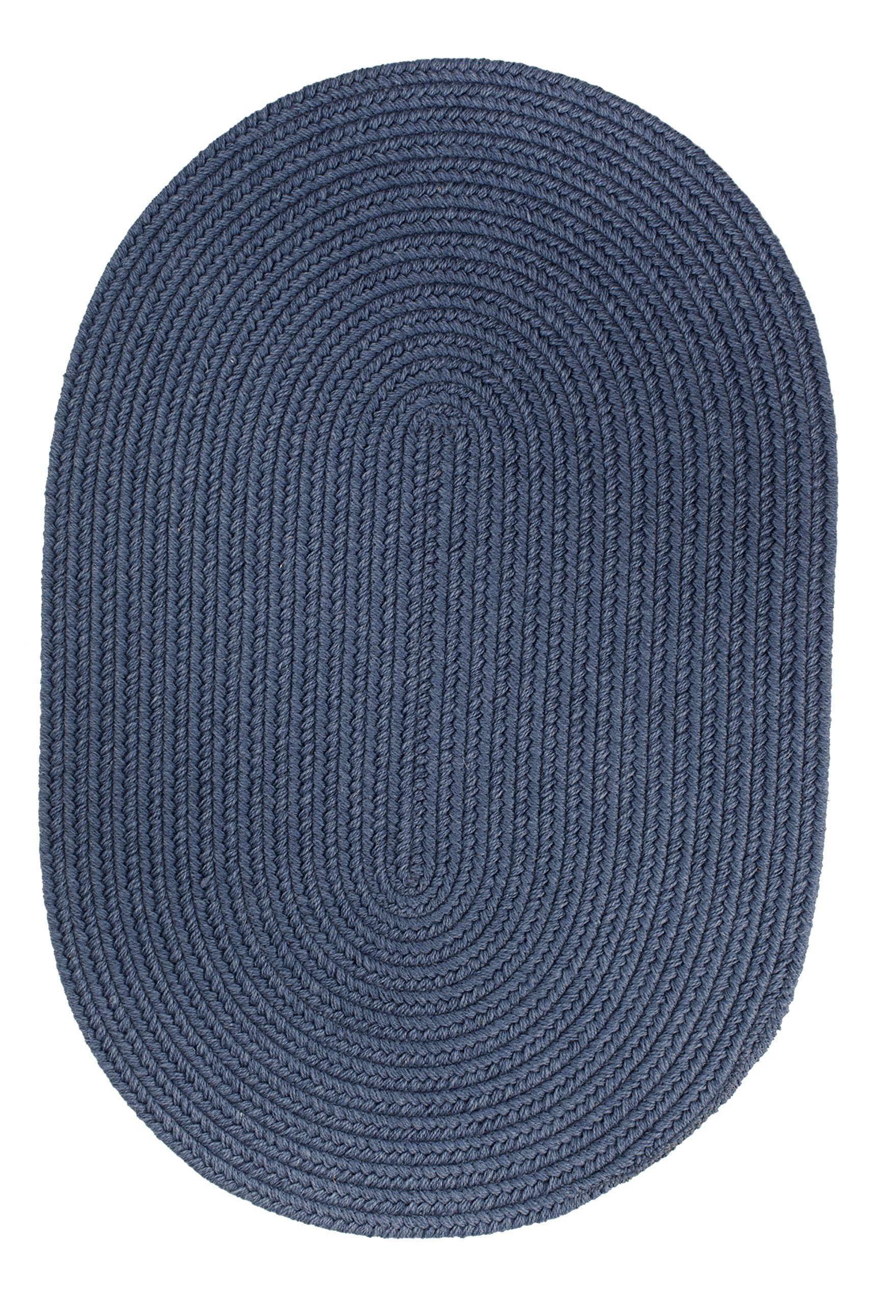 Solid Wool Rug, 2 by 6-feet, Sailor Blue
