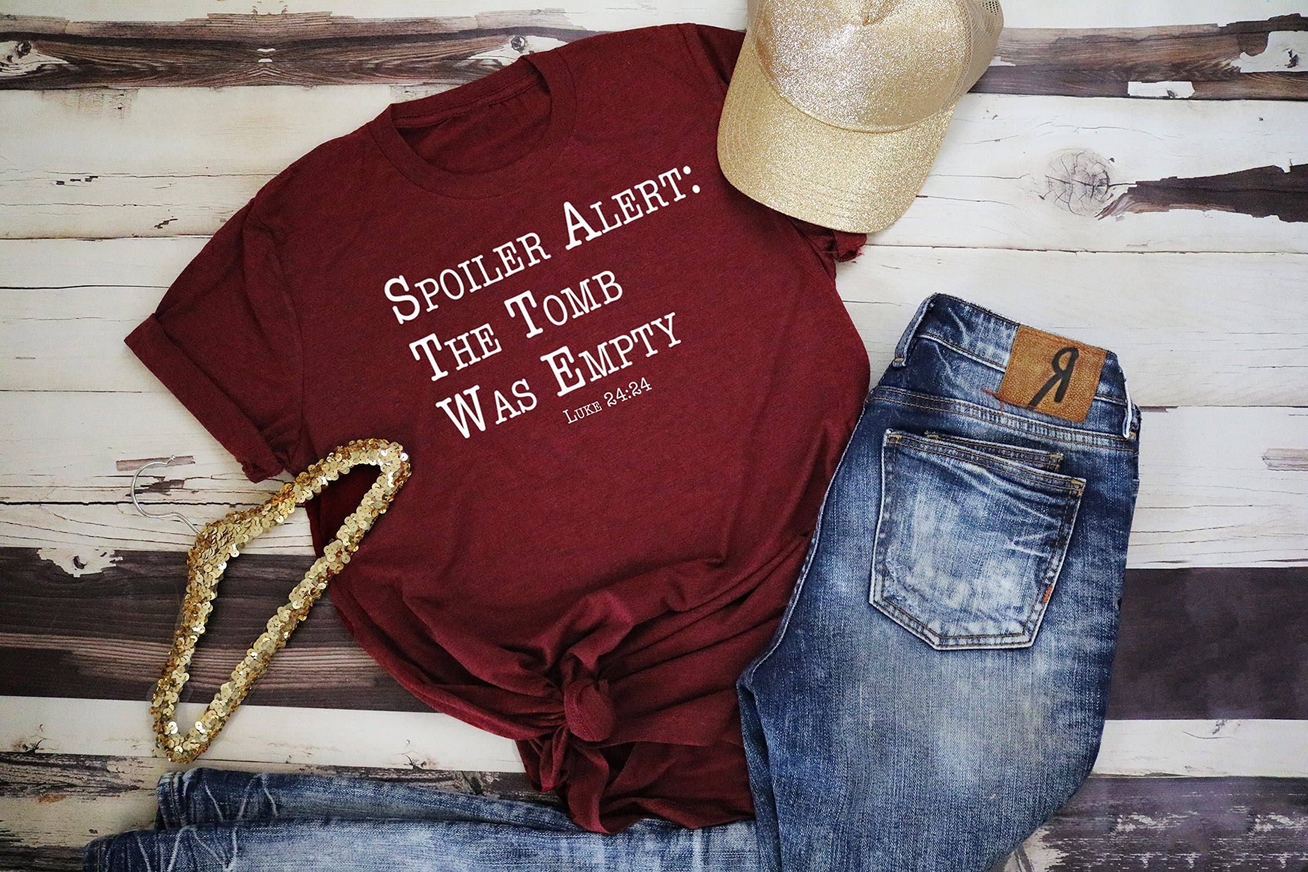 Spoiler Alert: The Tomb Was Empty Adult Graphic Tee