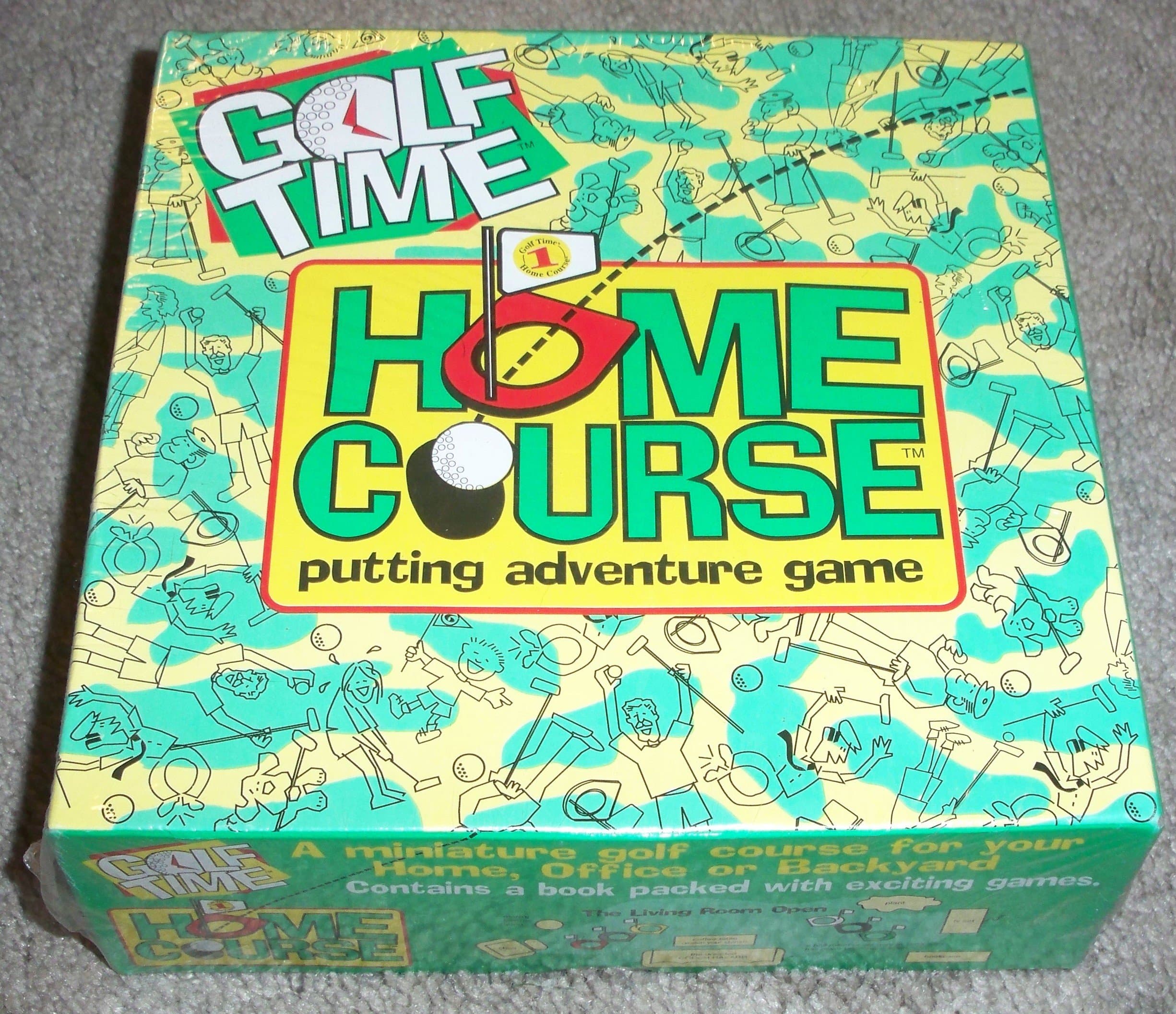 Golf Time Home Course Putting Adventure Game for Home or Office - Portable Miniature Golf