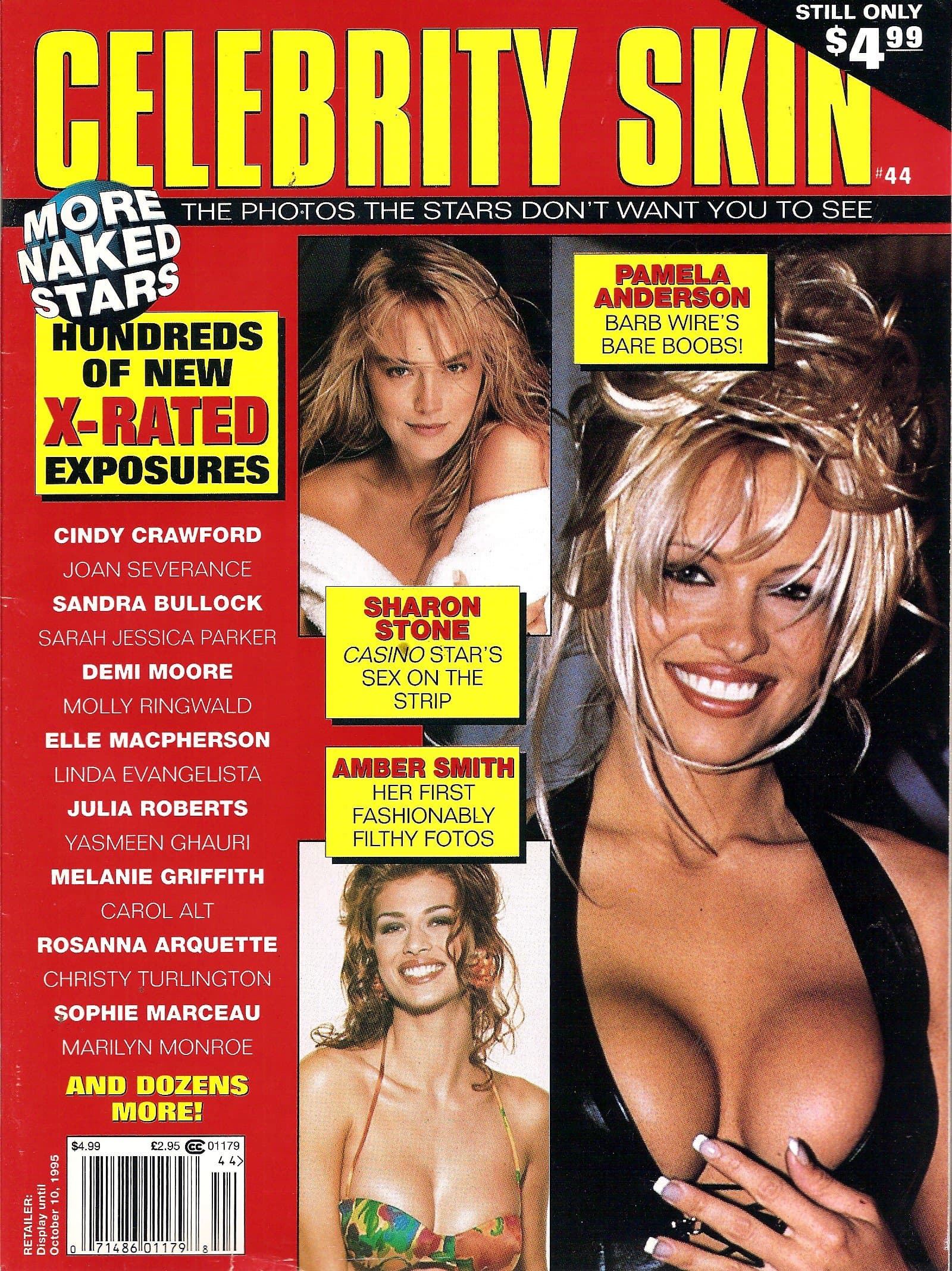 Celebrity Skin Magazine #44 Cindy Crawford, Demi Moore, Pamela Anderson Unknown Binding