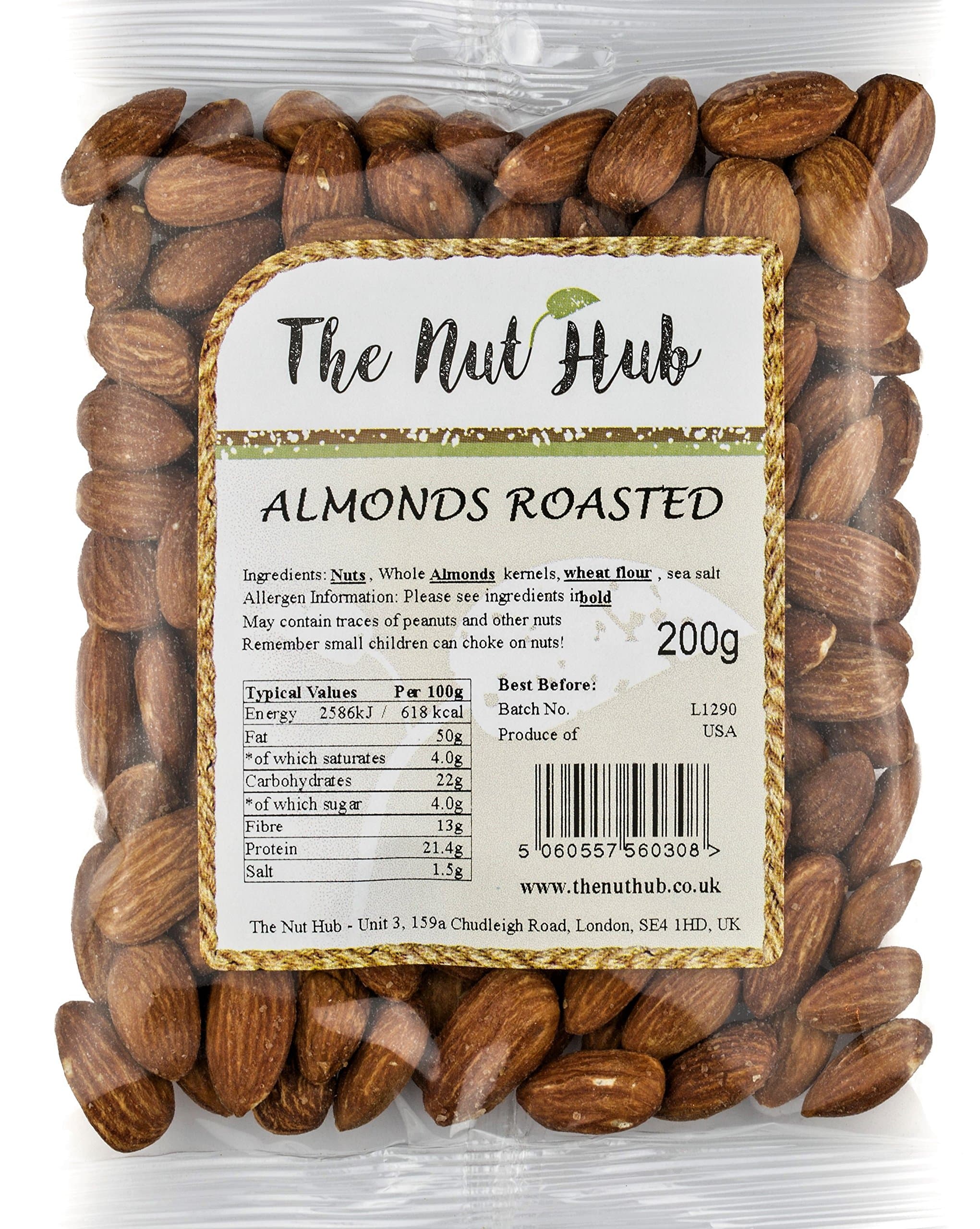 Whole Almonds Roasted & Salted Nuts 100g 200g 500g 1kg (from £ 1.49) (1kg)