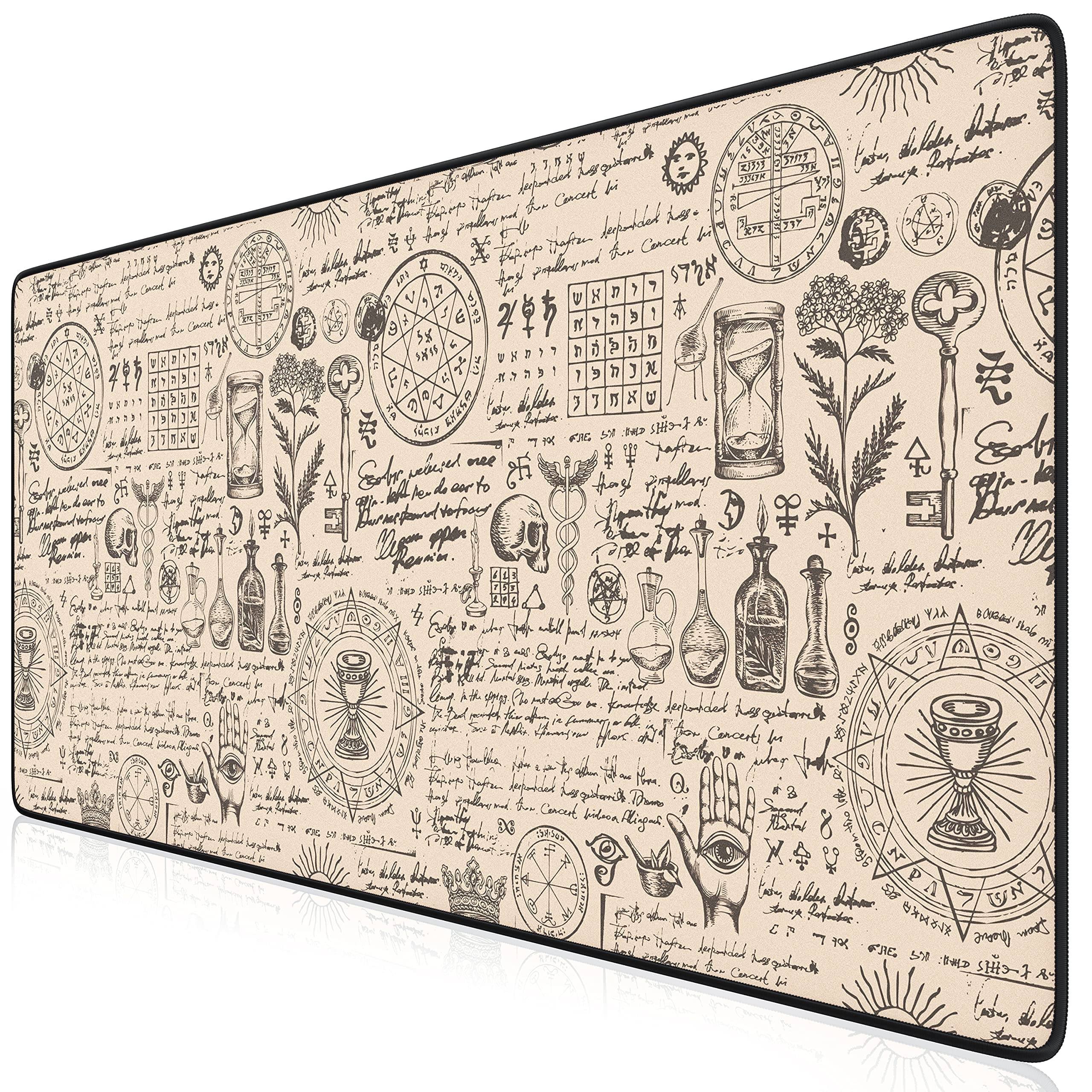 TITANWOLF - XXL Mouse Mat - Mouse Pad 900 x 400 x 3mm –Speed Gaming Mouse Pad - Extra Large - Table Mat Large Size - improved Precision and Speed – Design Alchemy