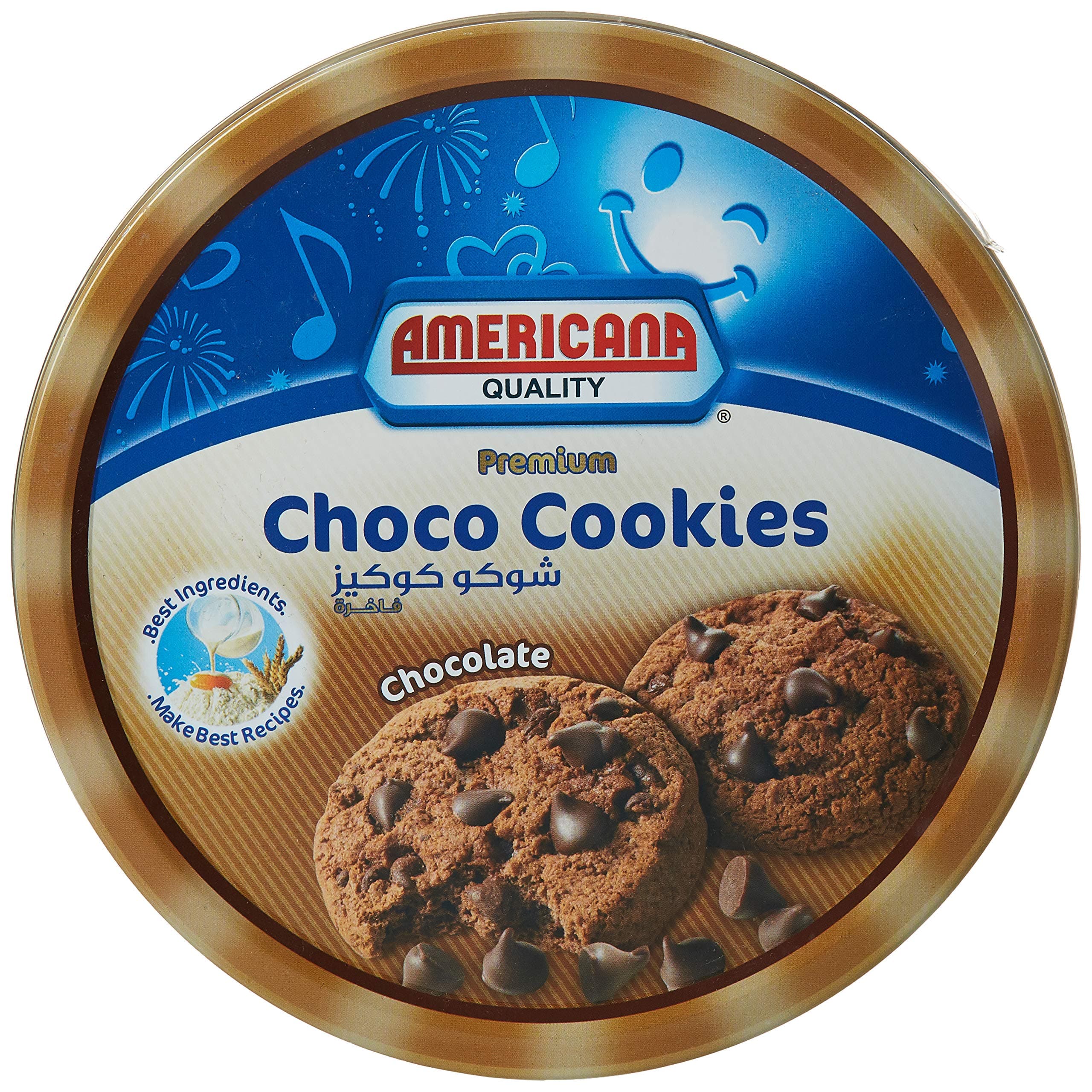 Americana Premium Choco Cookies Chocolate 605g