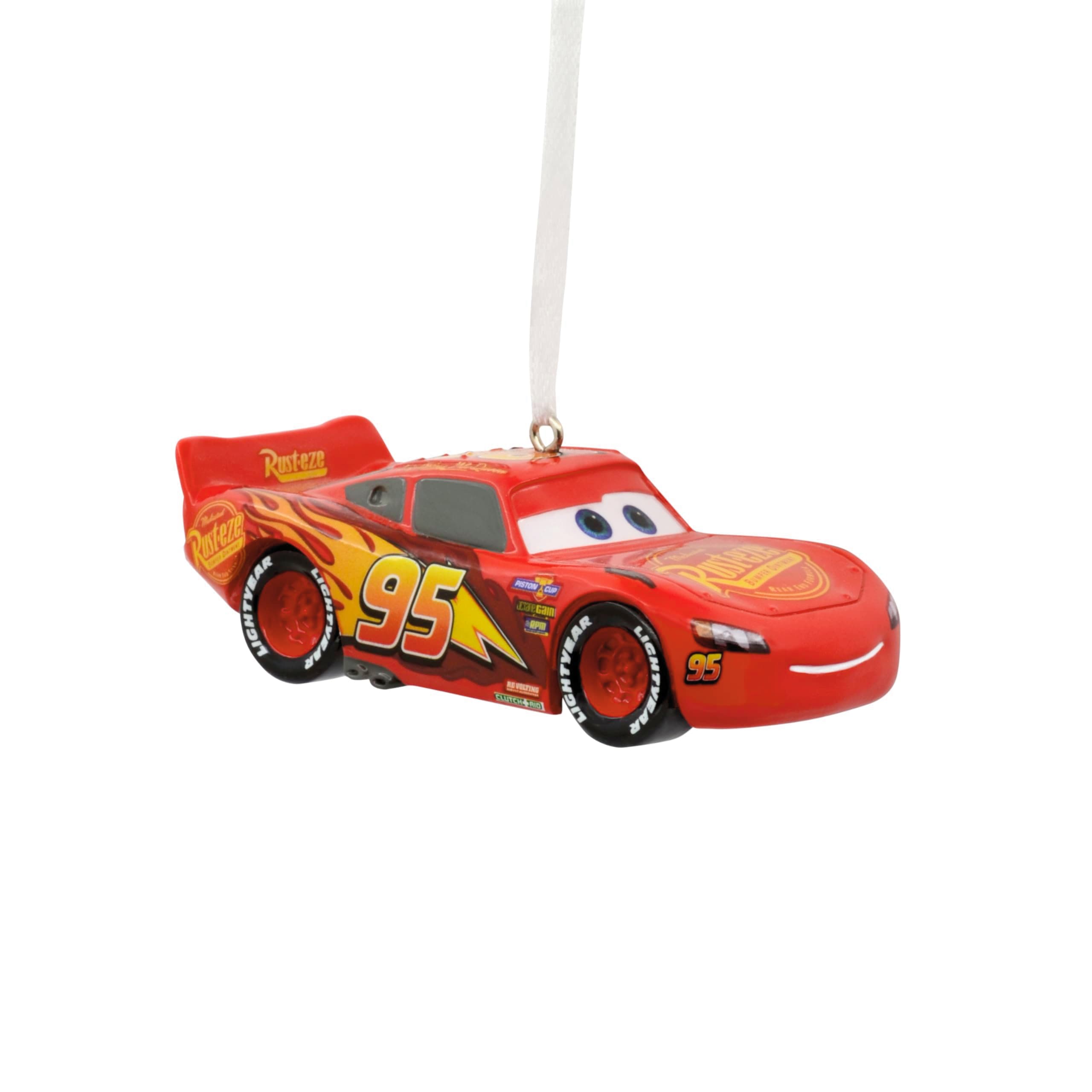 Disney/Pixar Cars Lightning McQueen Christmas Ornament, 0002HCM9018, 1.69x1.24x3.37 inches