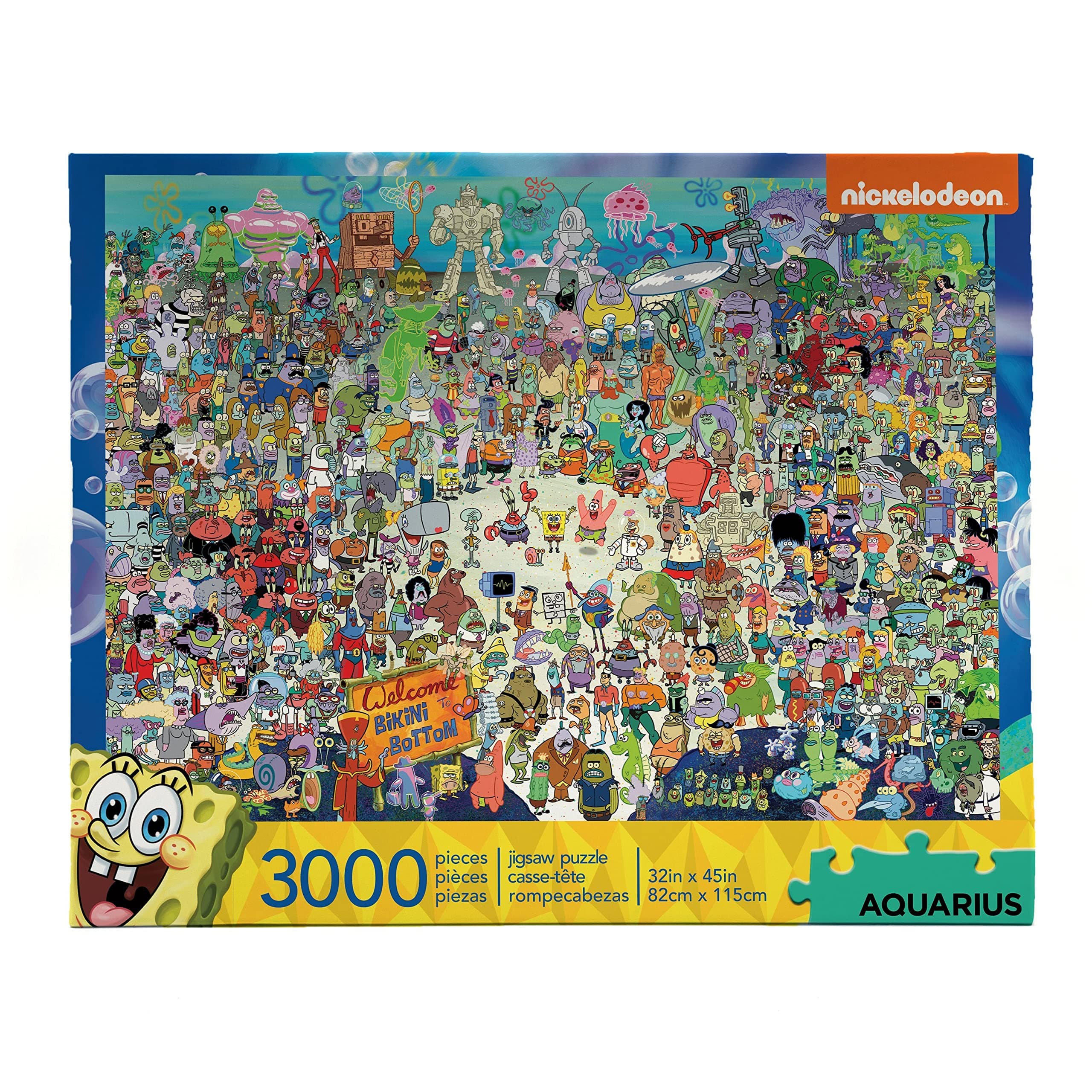 Spongebob Squarepants GIANT jigsaw puzzle (3000 Pieces) 1150mm x 820mm (nm)