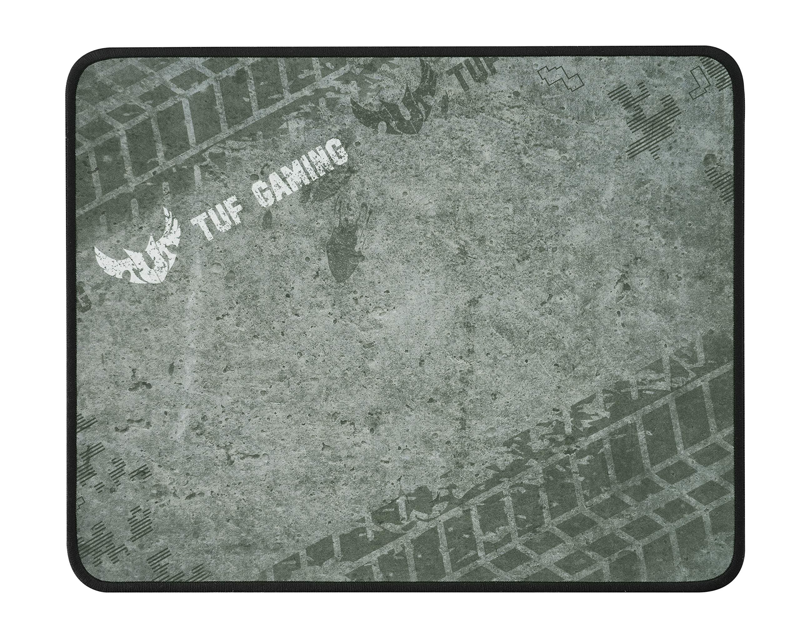 ASUS TUF Gaming P3 Gaming Mouse Pad – 13.8" x 11", Light and Portable, Industrial Design, Smooth Cloth Surface for Accurate Tracking, Durable Anti-Fray Stitching, Non-Slip Rubber Base