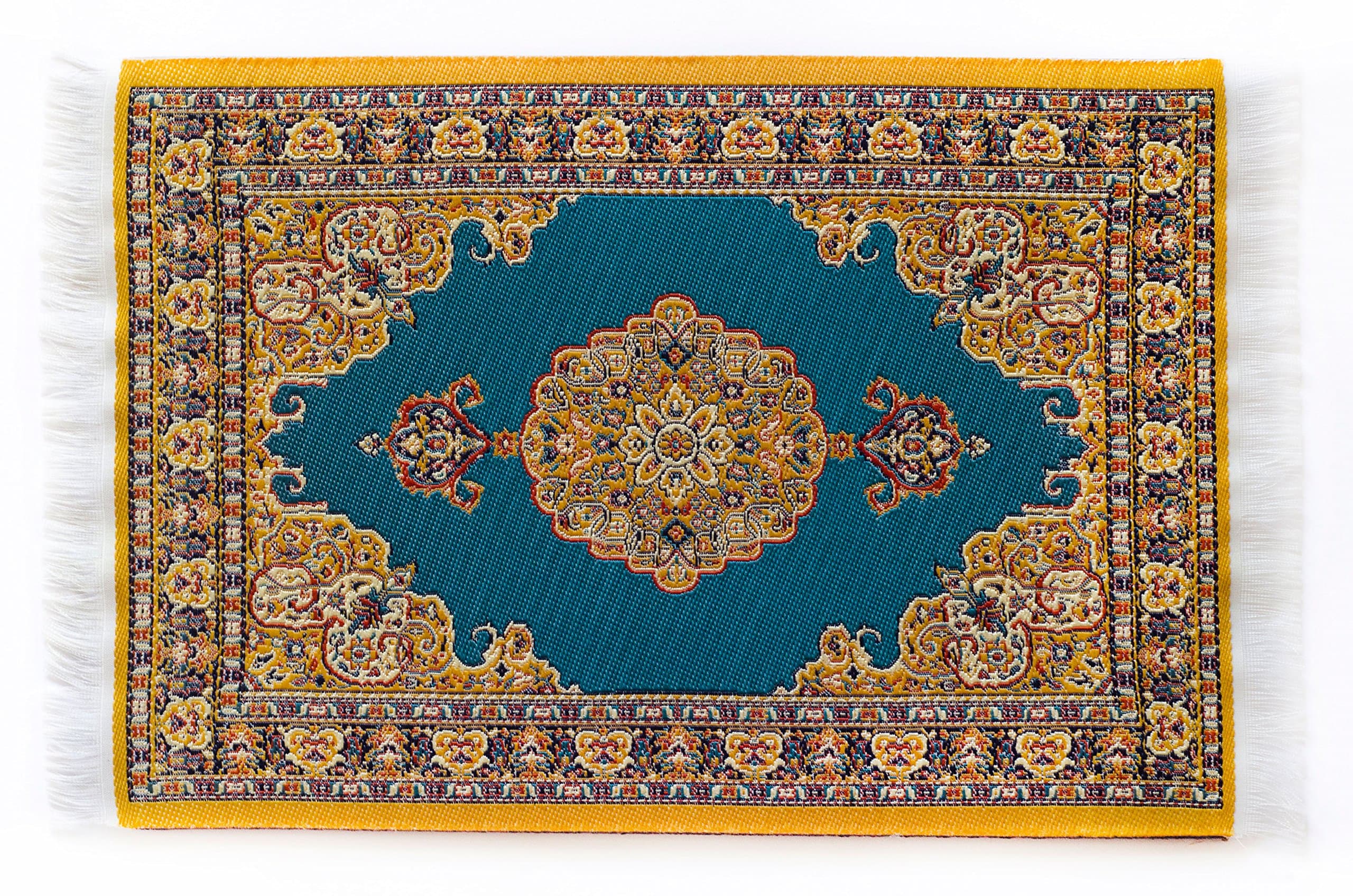 Mouse Pad - Oriental Carpet Woven Fabric Mousepad - Agra Design
