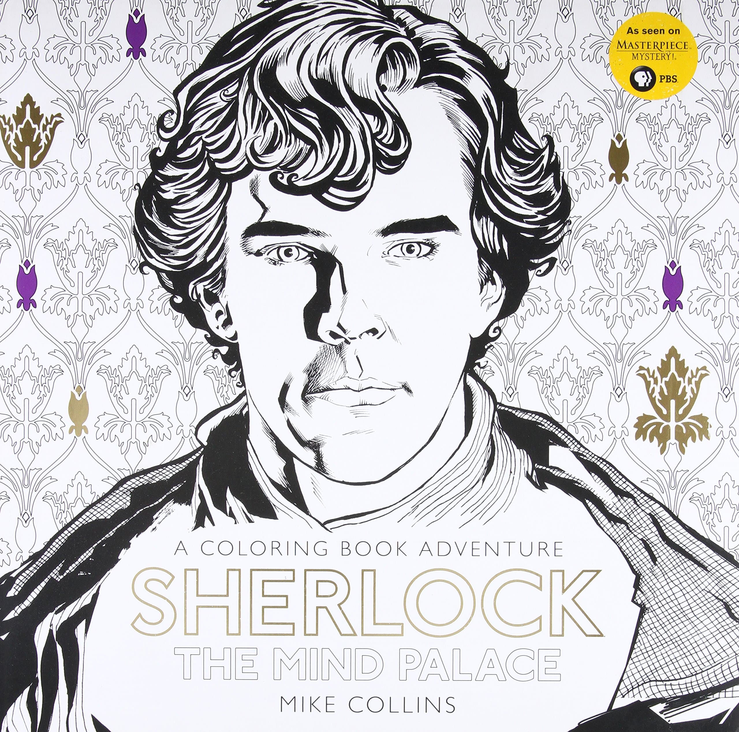 Sherlock: The Mind Palace: A Coloring Book Adventure – The First Official BBC Activity with 50+ Intricate Scenes and Hidden Clues