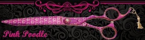 Kenchii Grooming Pink Poodle 8" Straight Shear KEPP