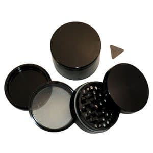 Large Space Case Titanium Herb Grinder Sifter
